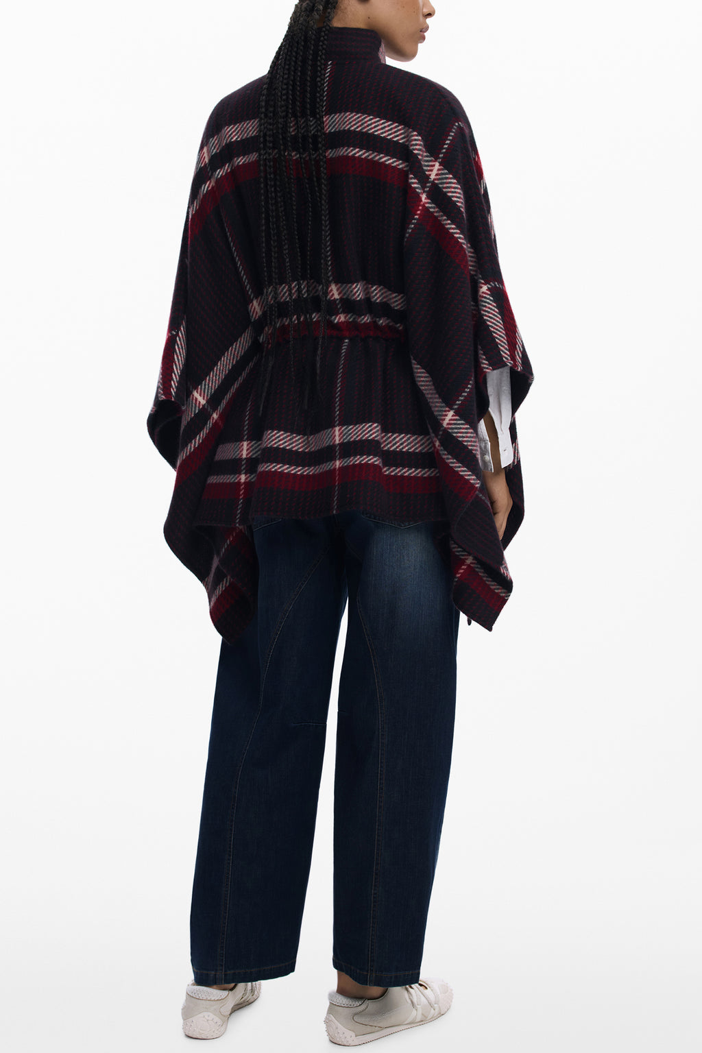 DESIGUAL PONCHO WOMEN'S BLACK
