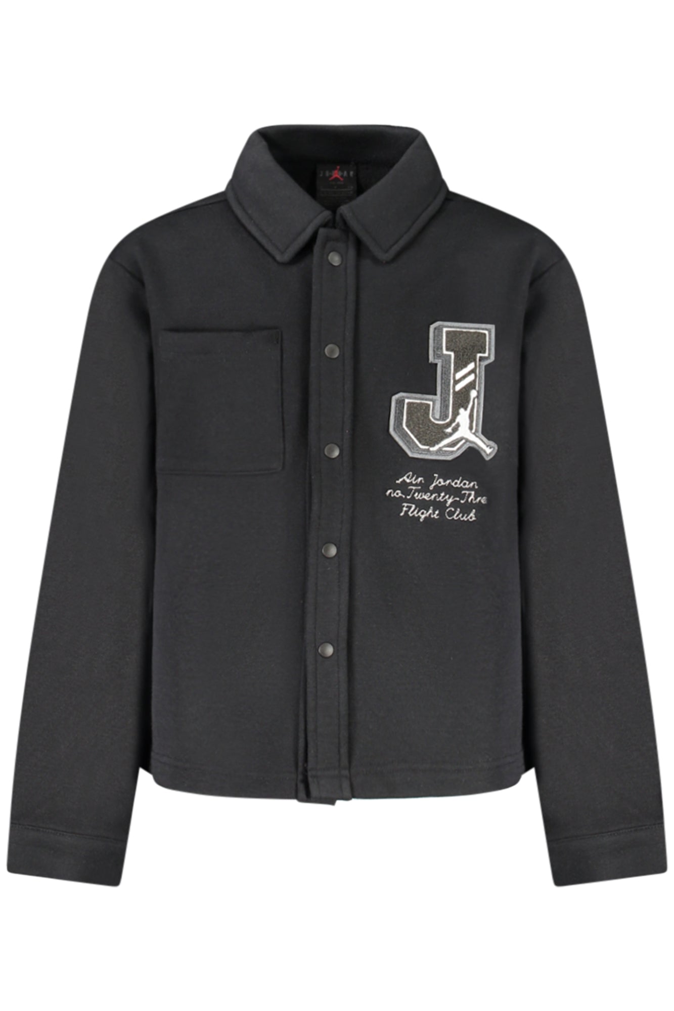 JORDAN MEN'S BLACK ZIP-UP SWEATSHIRT