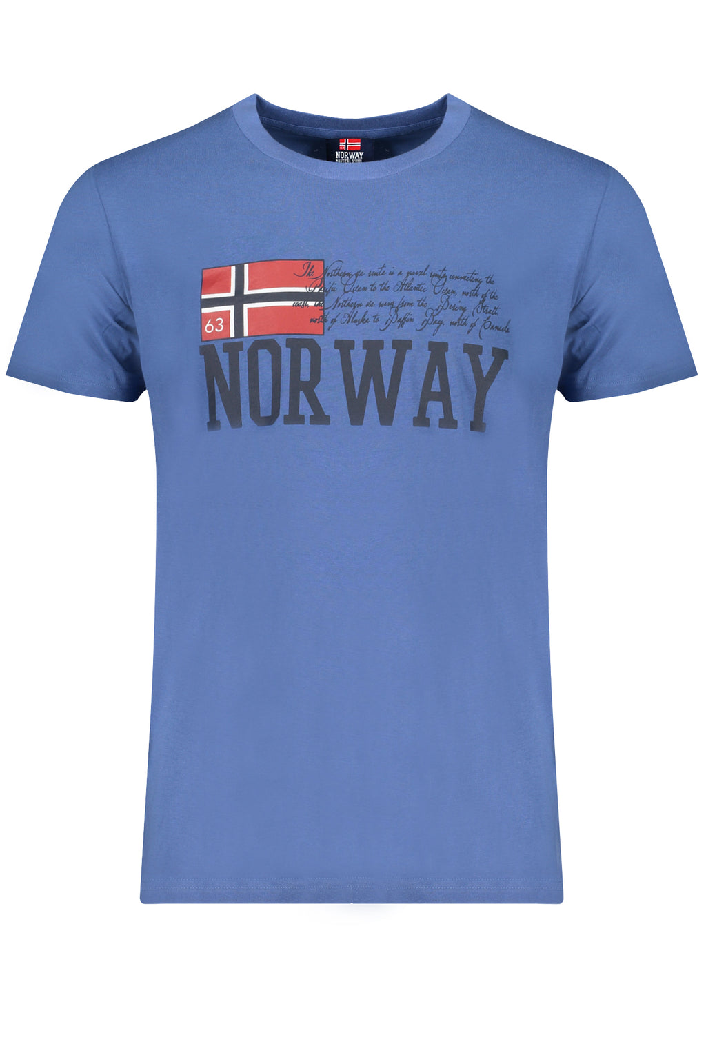 NORWAY 1963 MEN'S SHORT SLEEVE T-SHIRT BLUE