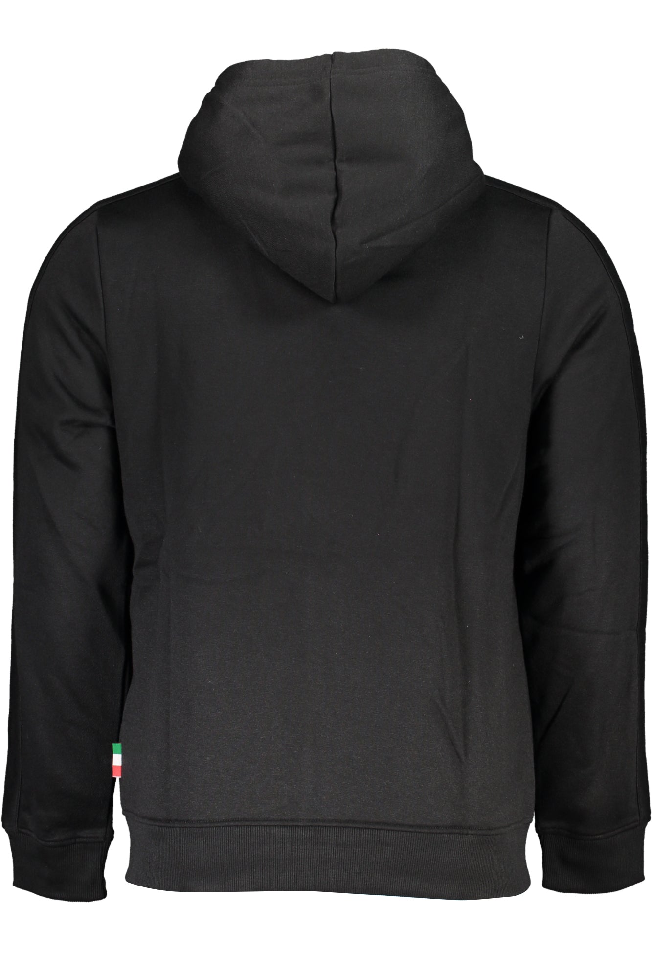 GIAN MARCO VENTURI MEN'S BLACK ZIP SWEATSHIRT