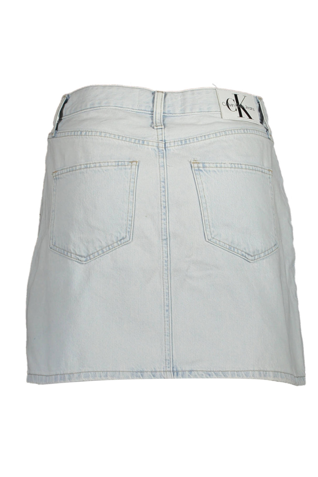 CALVIN KLEIN WOMEN'S LIGHT BLUE SHORT SKIRT