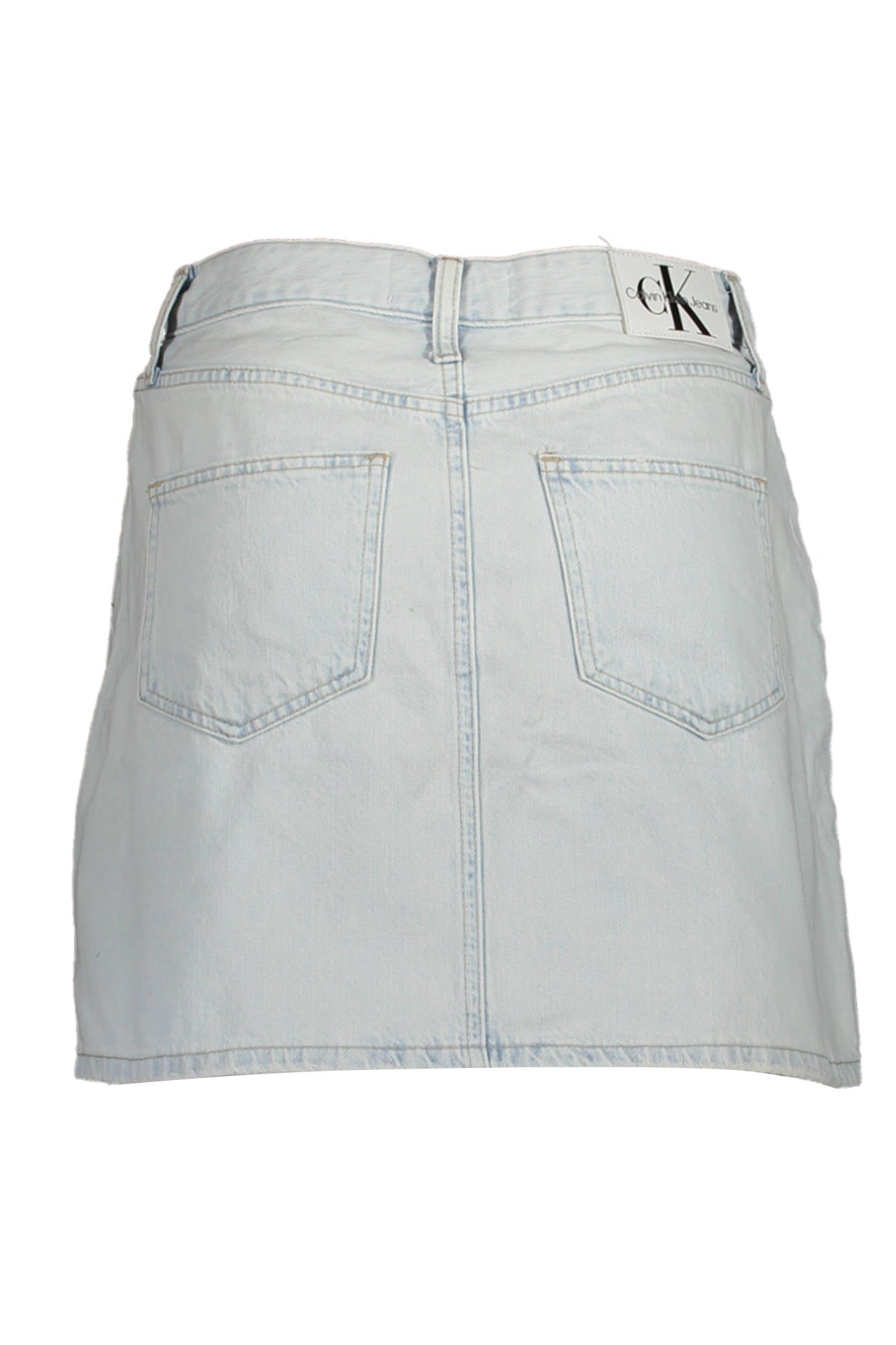 CALVIN KLEIN WOMEN'S LIGHT BLUE SHORT SKIRT