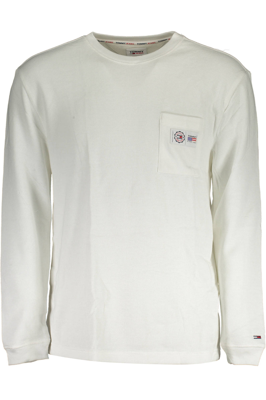 TOMMY HILFIGER MEN'S WHITE SWEATER