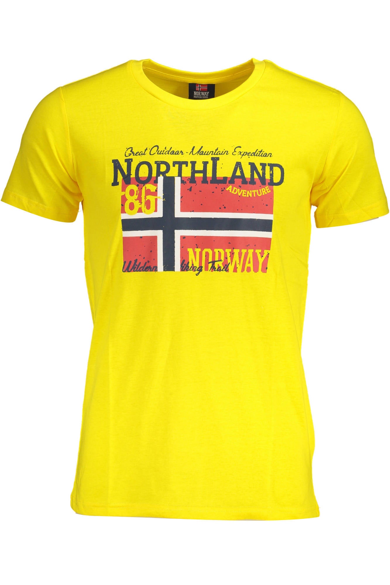 NORWAY 1963 YELLOW MEN'S SHORT SLEEVE T-SHIRT
