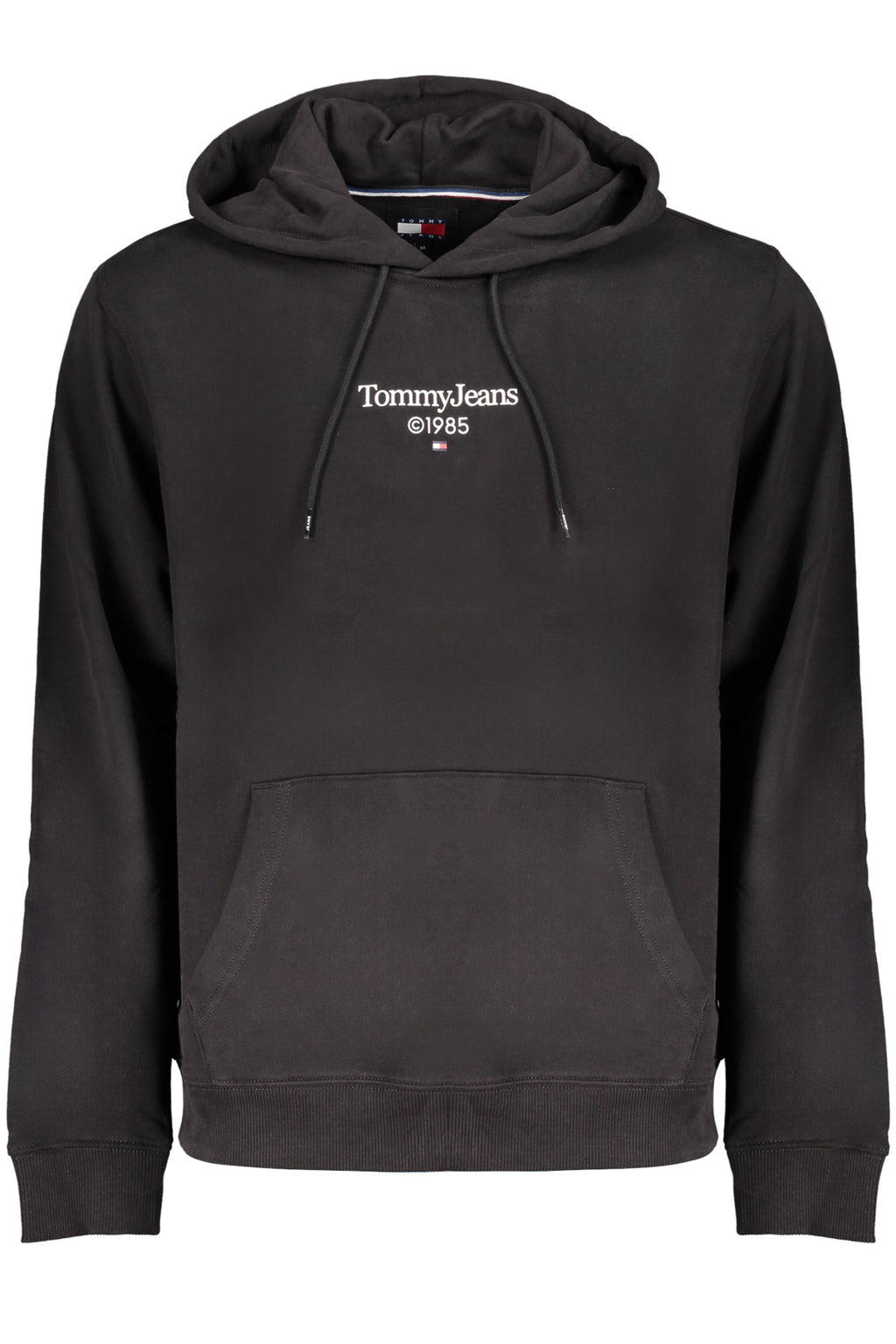 TOMMY HILFIGER MEN'S BLACK ZIPLESS SWEATSHIRT