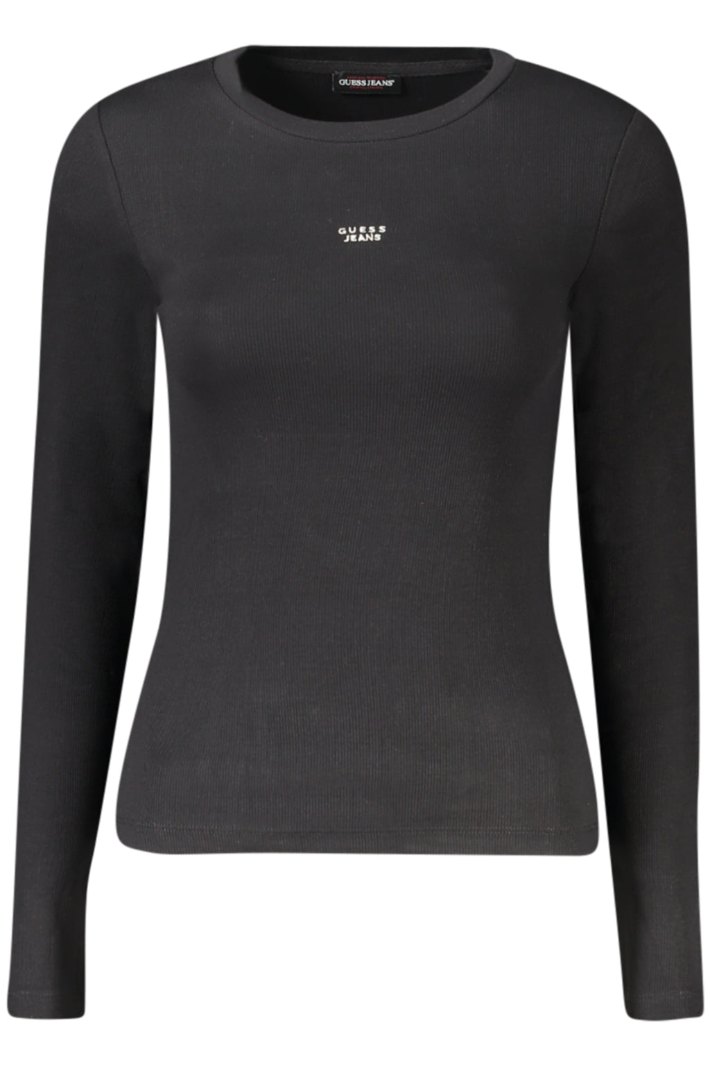GUESS JEANS WOMEN'S LONG-SLEEVED T-SHIRT BLACK