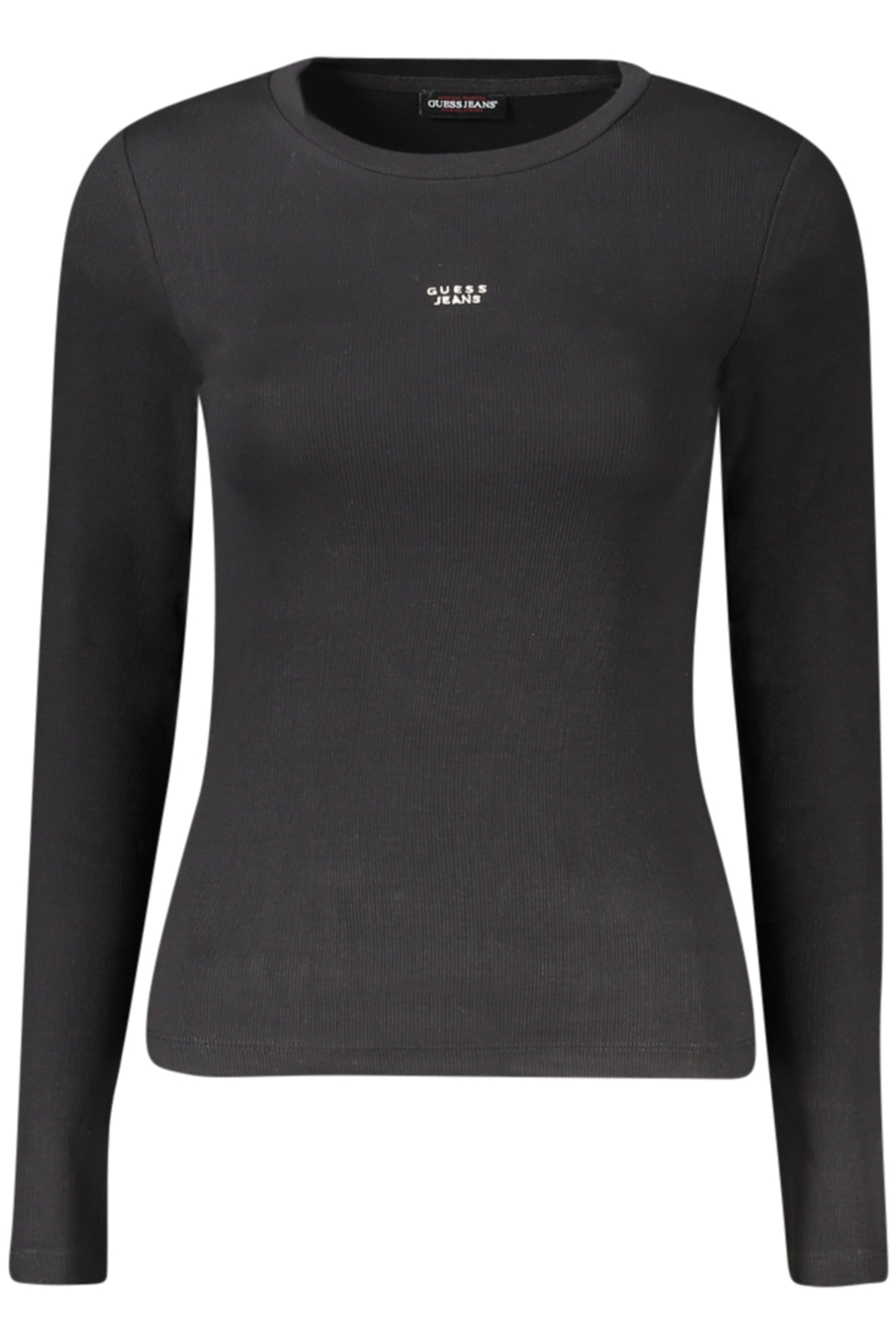 GUESS JEANS WOMEN'S LONG-SLEEVED T-SHIRT BLACK