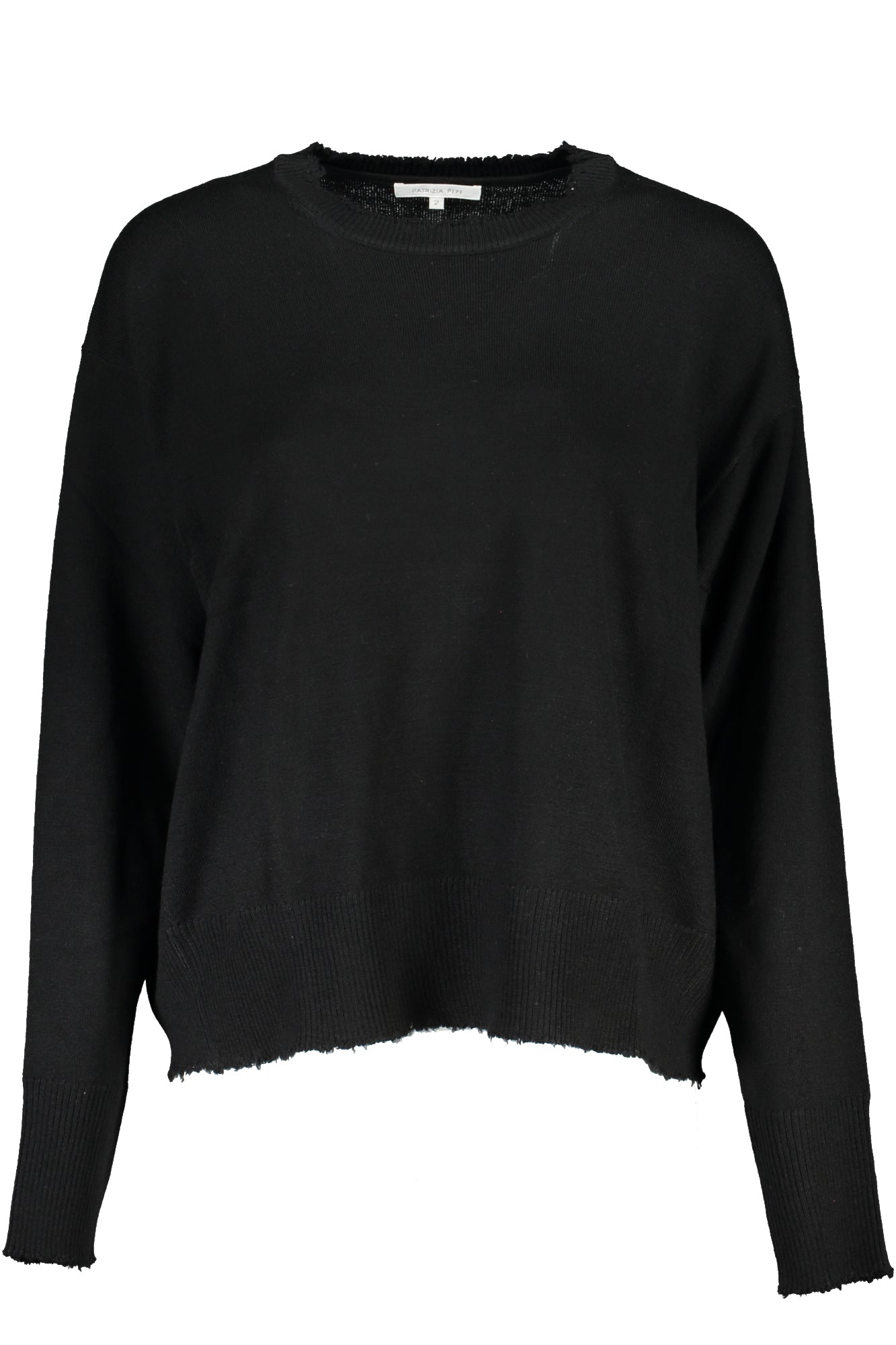 PATRIZIA PEPE WOMEN'S BLACK SWEATER