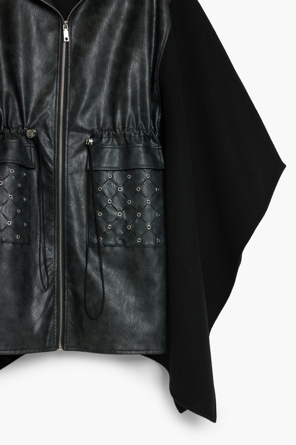 DESIGUAL PONCHO WOMEN'S BLACK