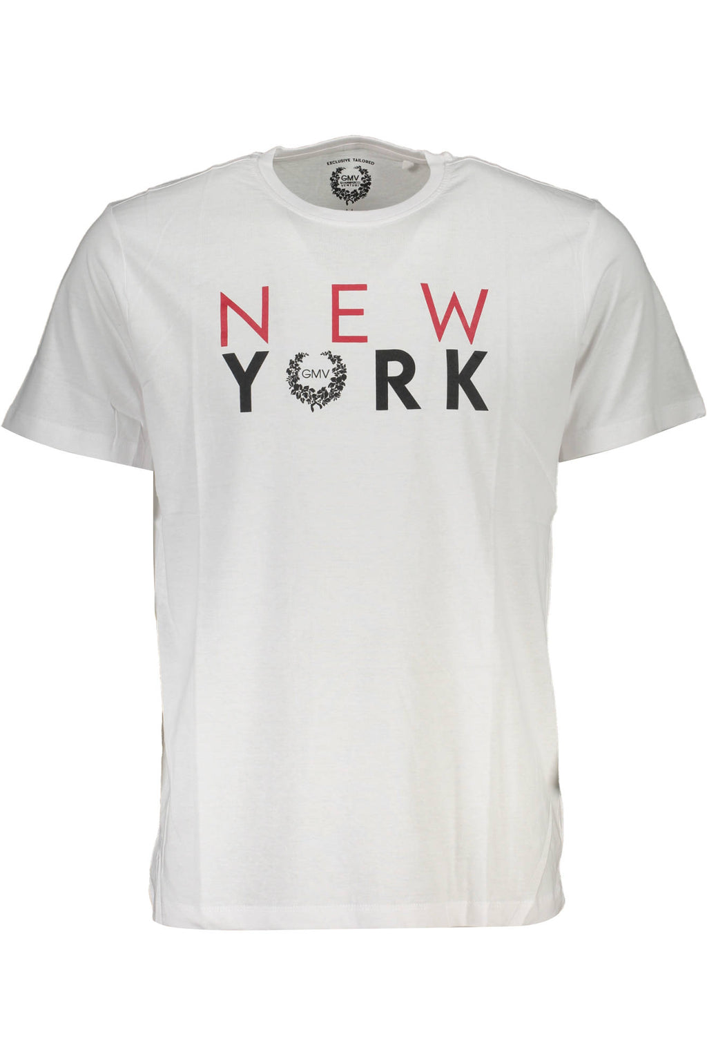 GIAN MARCO VENTURI MEN'S SHORT SLEEVE T-SHIRT WHITE