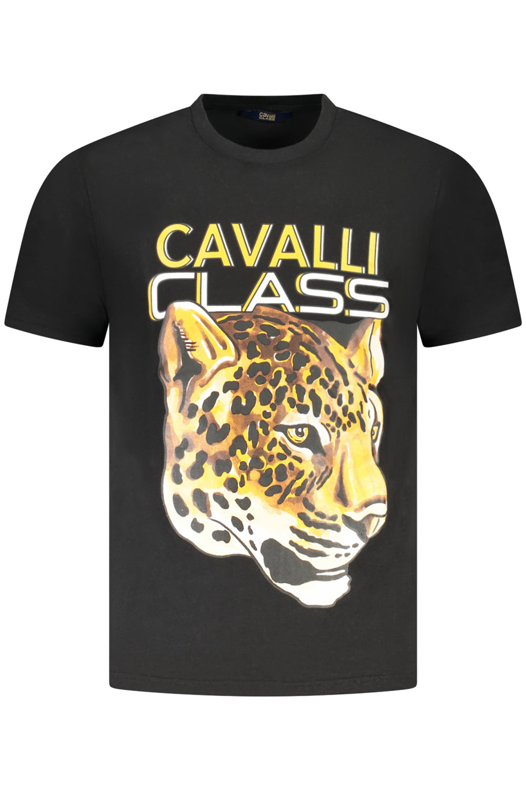 CAVALLI CLASS SHORT SLEEVE T-SHIRT MEN BLACK