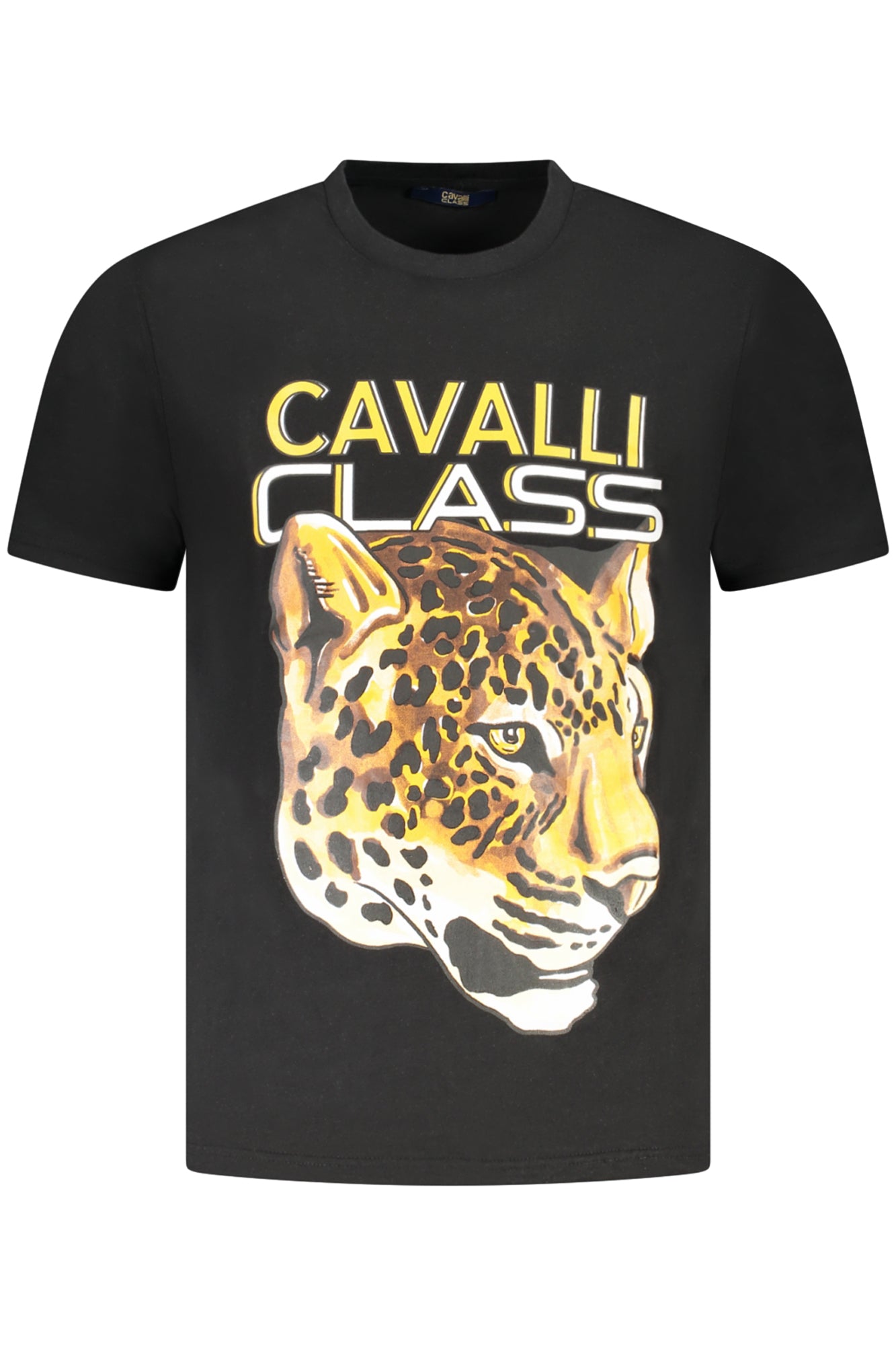 CAVALLI CLASS SHORT SLEEVE T-SHIRT MEN BLACK