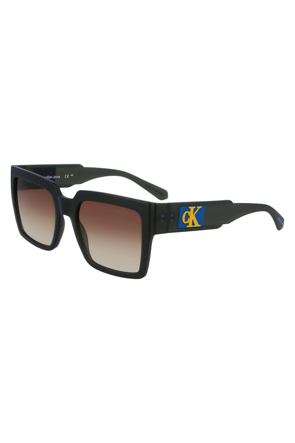 CALVIN KLEIN BROWN WOMEN'S SUNGLASSES