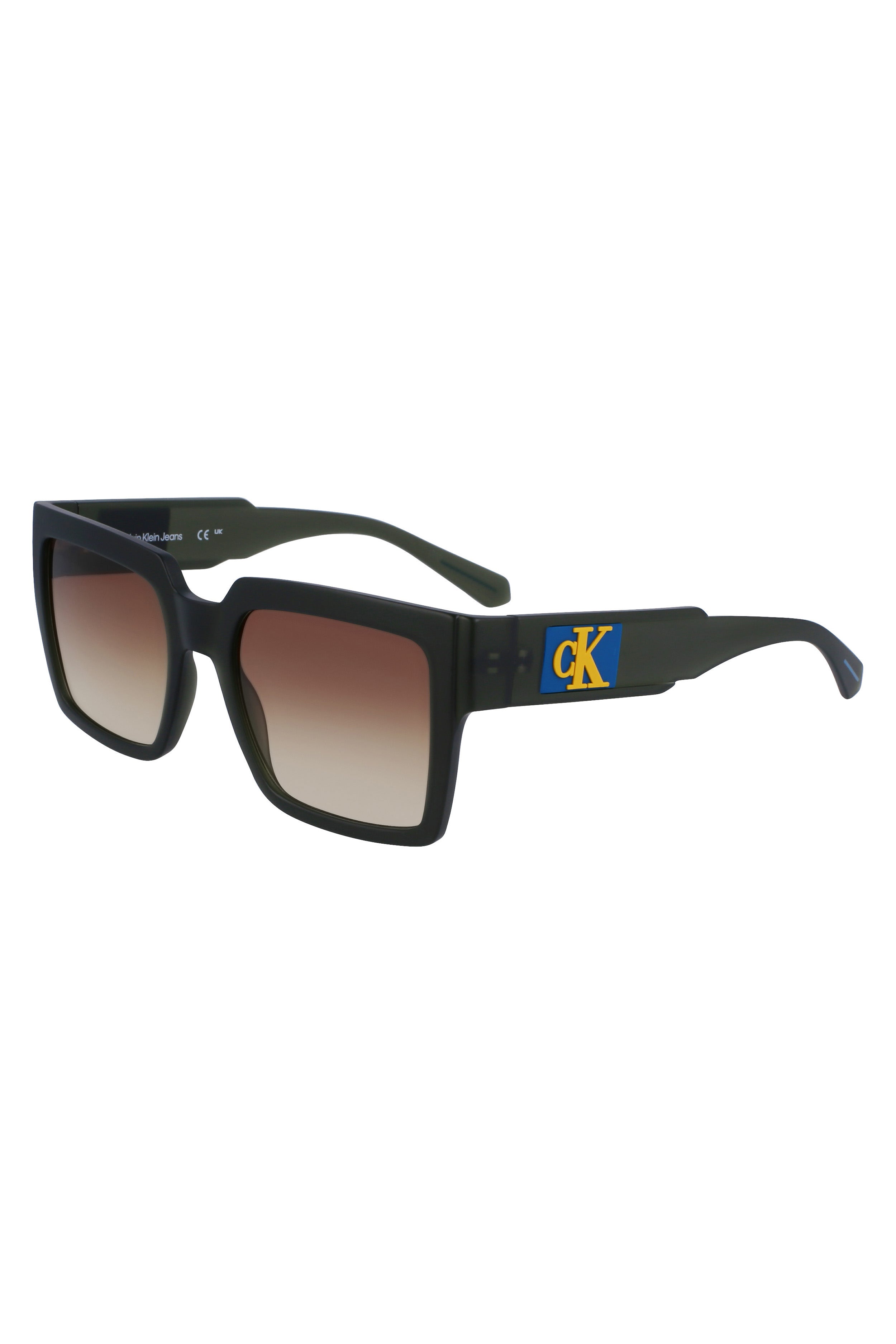 CALVIN KLEIN BROWN WOMEN'S SUNGLASSES