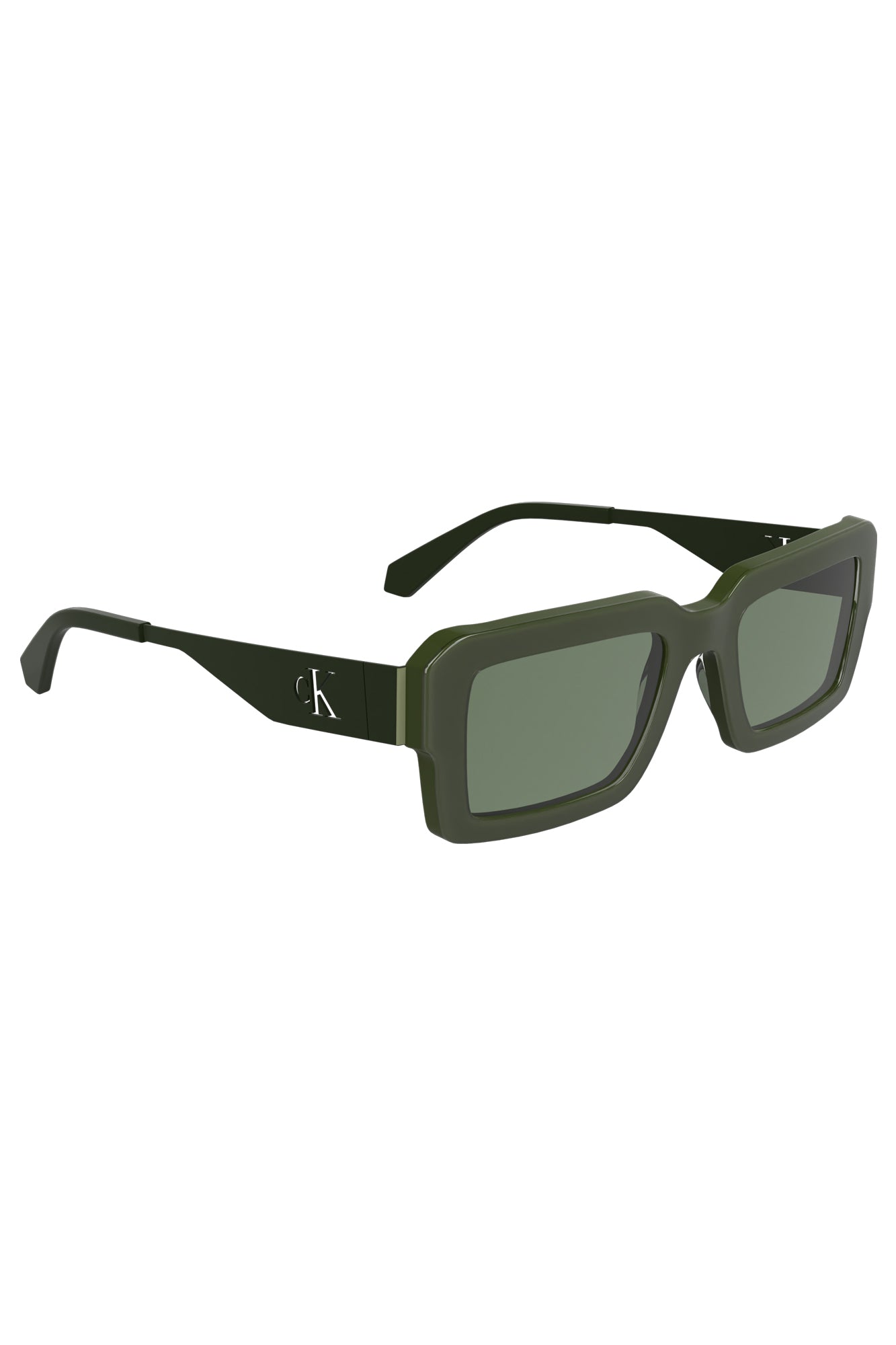 CALVIN KLEIN WOMEN'S SUNGLASSES GREEN
