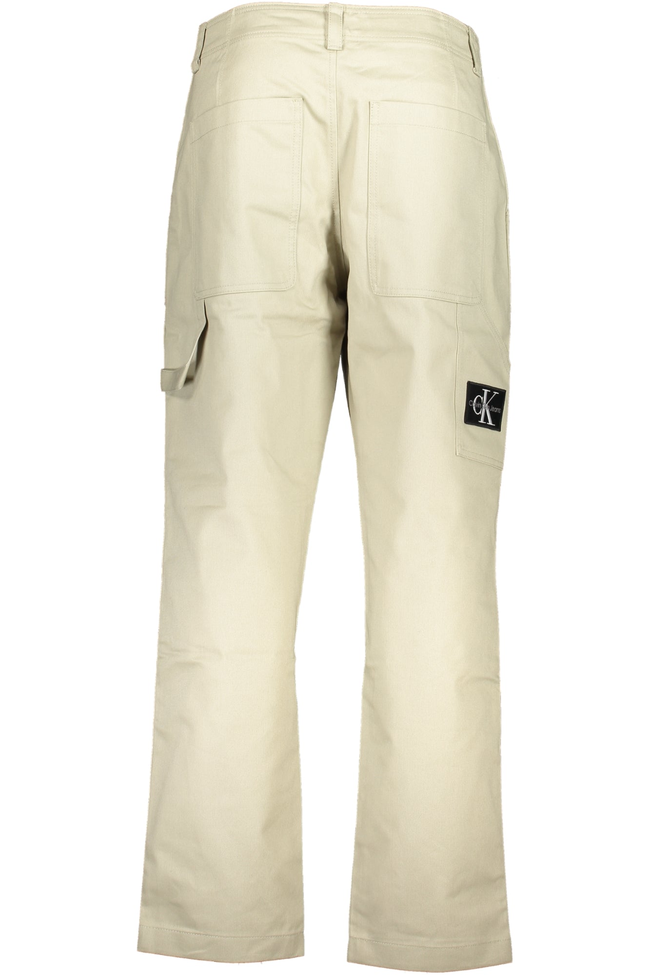 CALVIN KLEIN MEN'S BEIGE TROUSERS