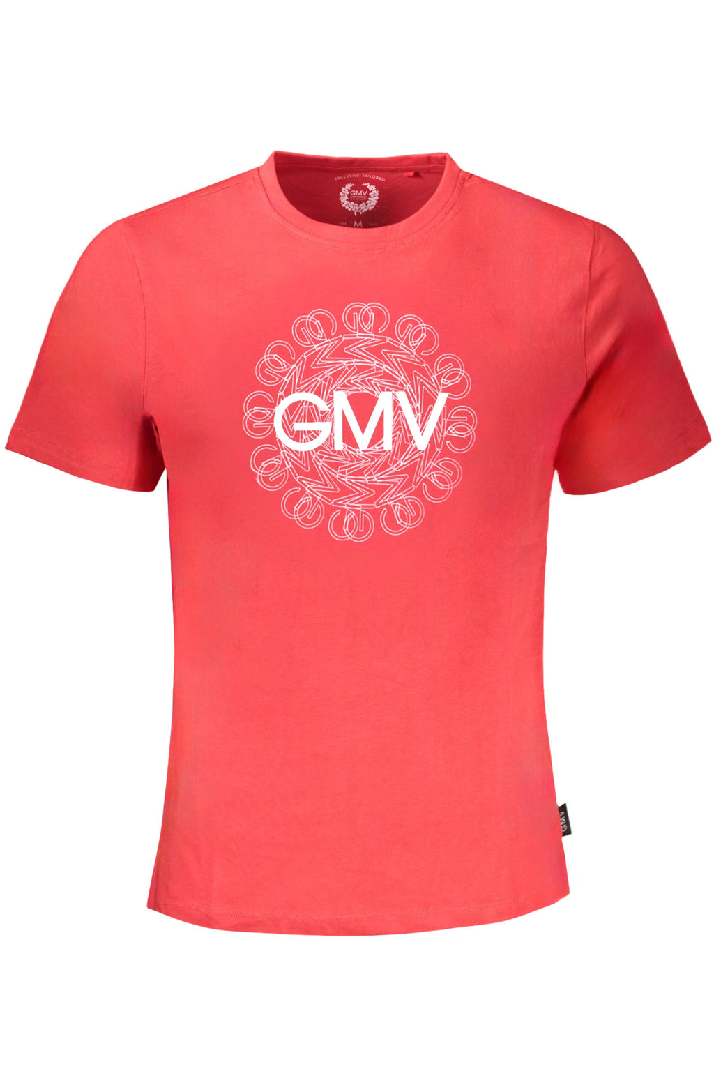 GIAN MARCO VENTURI MEN'S RED SHORT SLEEVE T-SHIRT