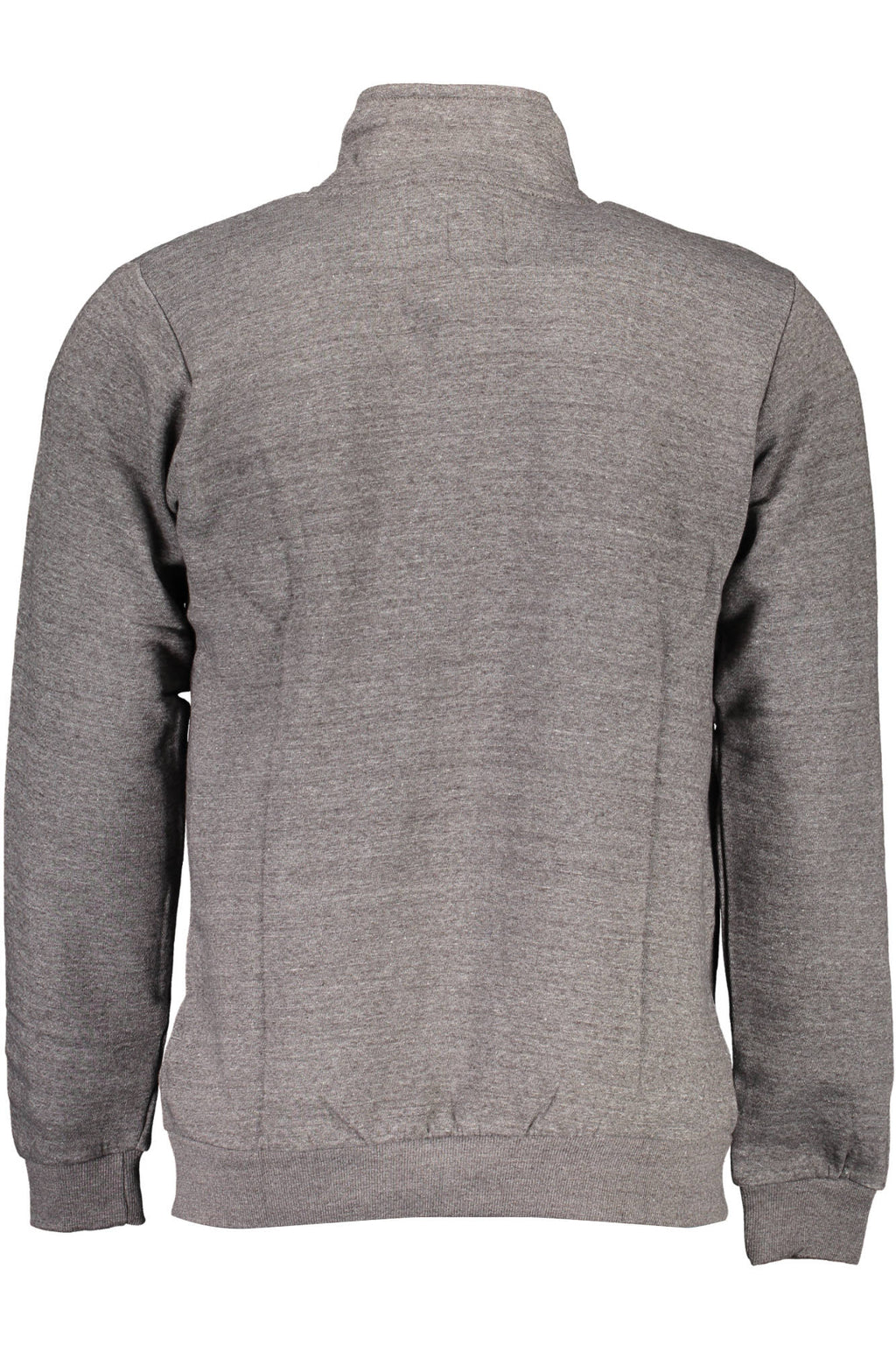 GIAN MARCO VENTURI MEN'S ZIP-UP SWEATSHIRT GREY