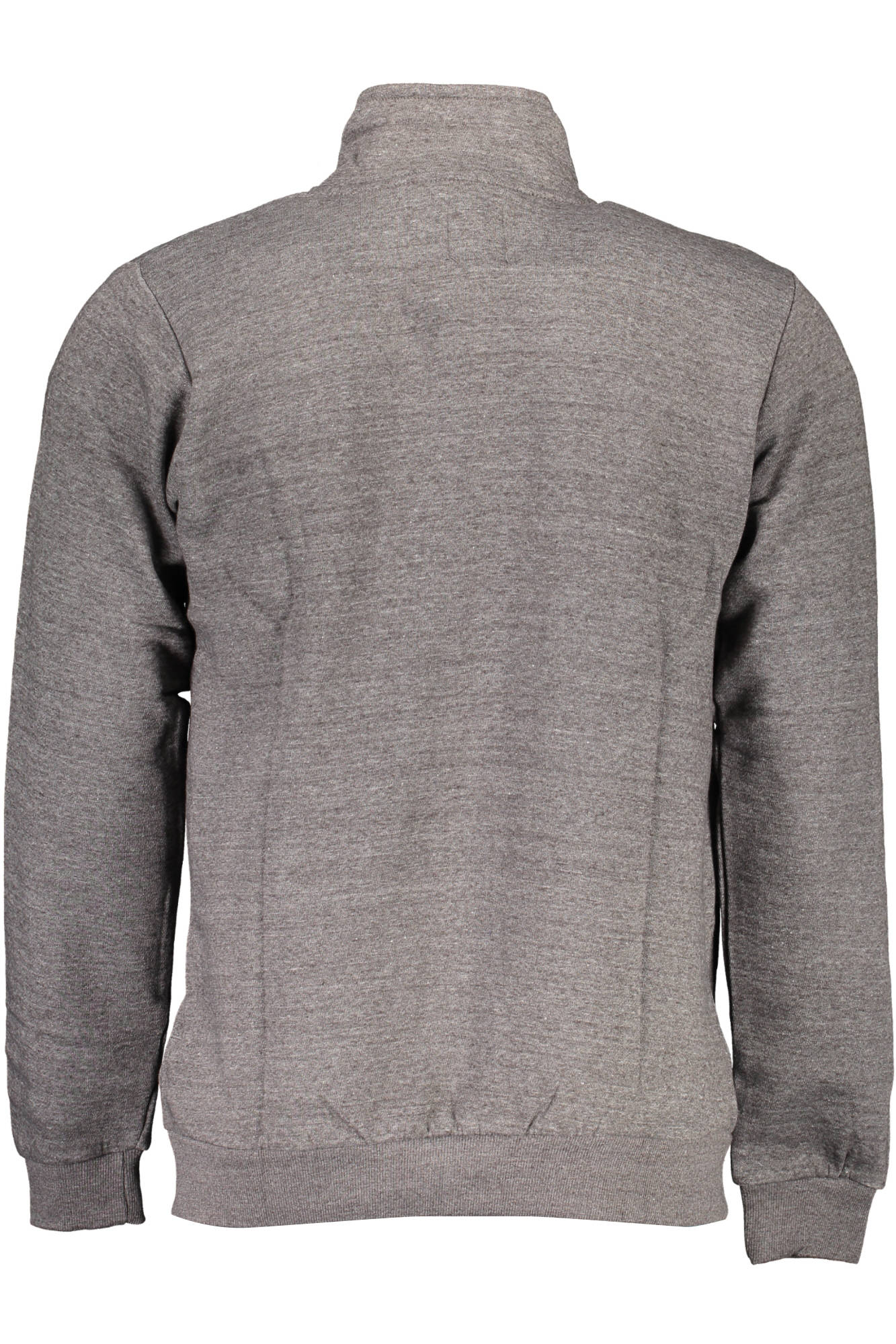 GIAN MARCO VENTURI MEN'S ZIP-UP SWEATSHIRT GREY