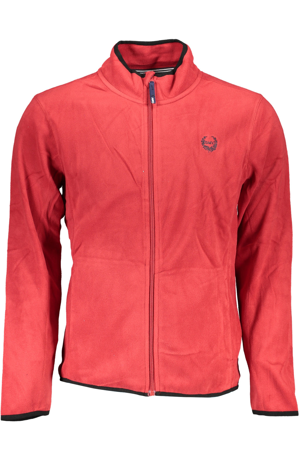 GIAN MARCO VENTURI MEN'S RED ZIP SWEATSHIRT