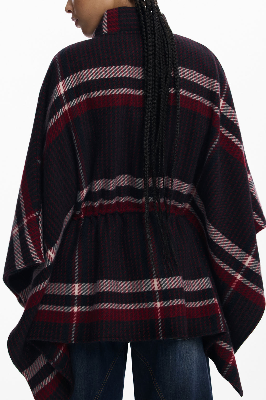 DESIGUAL PONCHO WOMEN'S BLACK