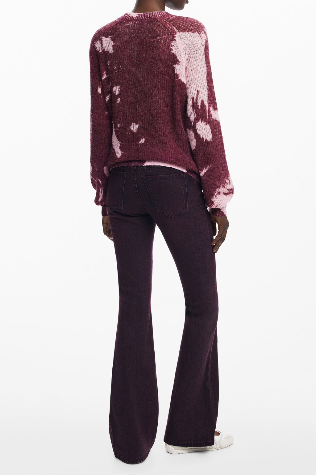 DESIGUAL WOMEN'S PINK SWEATER