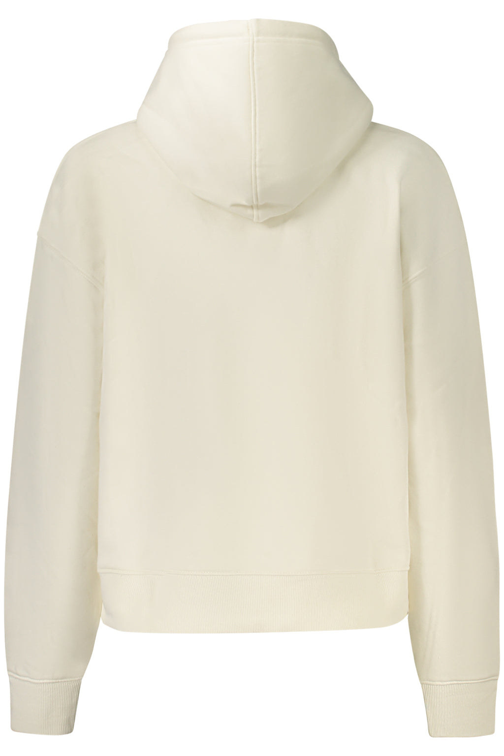PEPE JEANS WOMEN'S WHITE ZIP-UP SWEATSHIRT