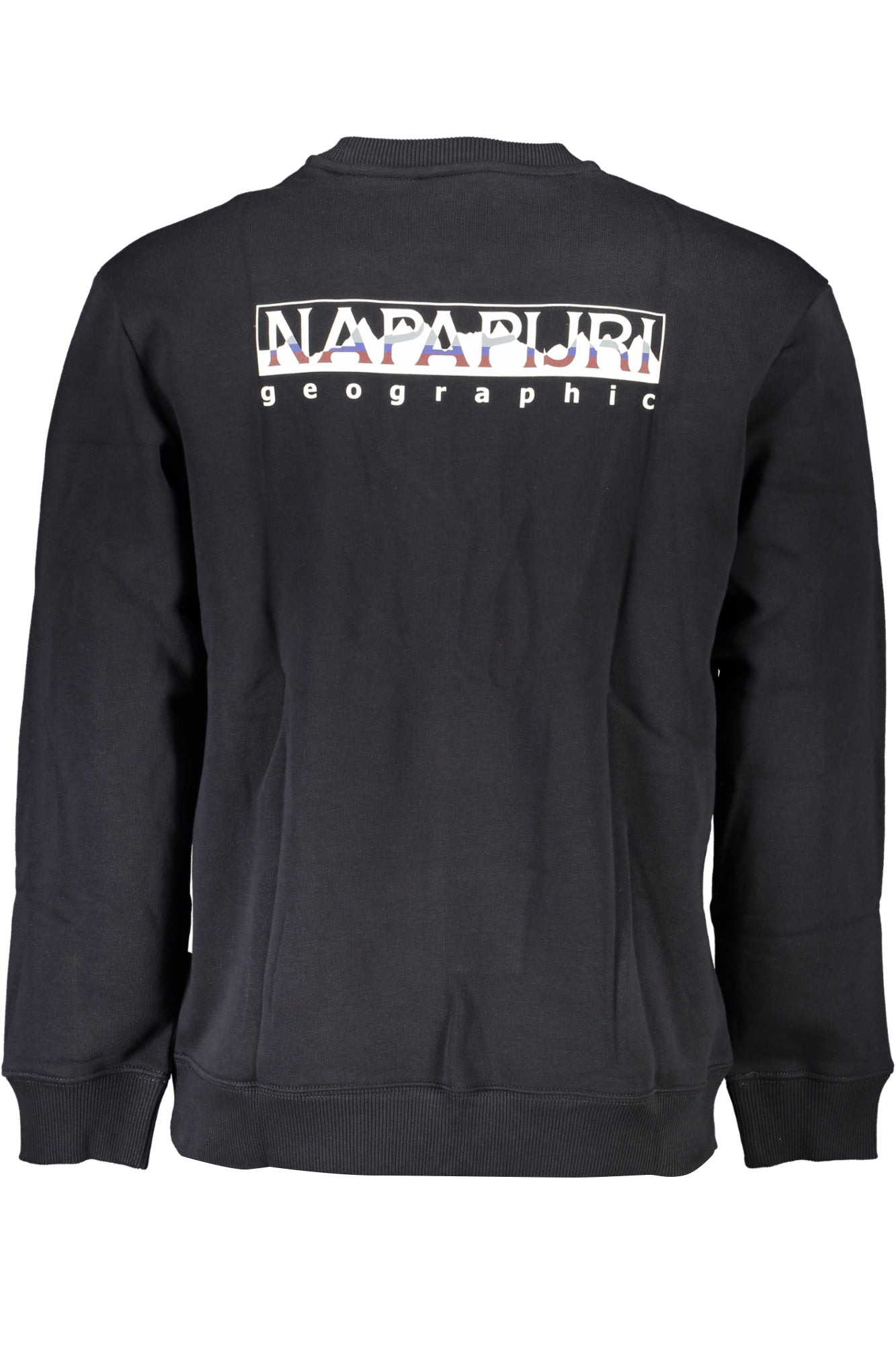 NAPAPIJRI MEN'S BLACK ZIPLESS SWEATSHIRT