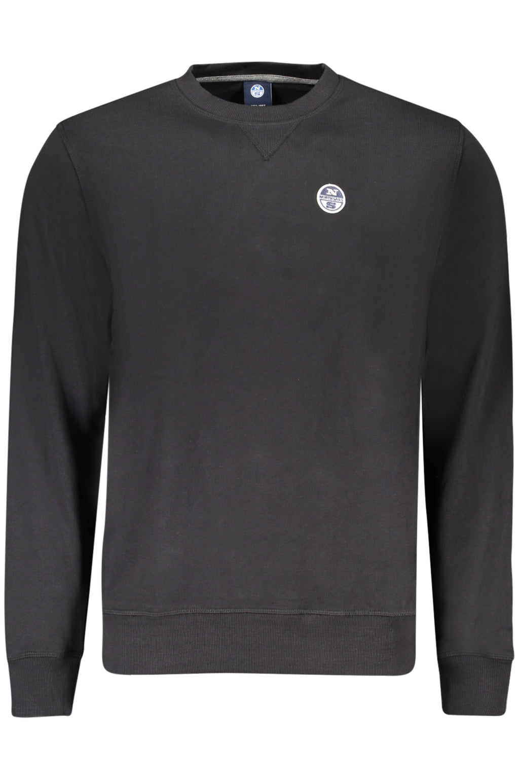 NORTH SAILS MEN'S BLACK ZIP-UP SWEATSHIRT