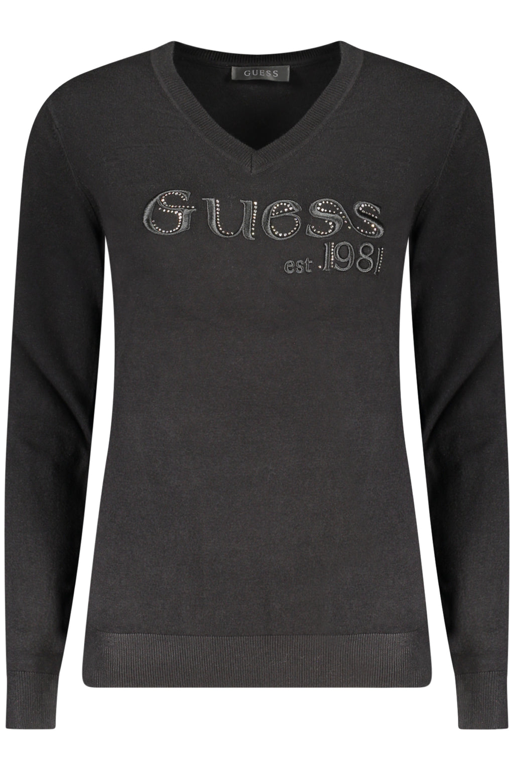 GUESS JEANS WOMEN'S BLACK SWEATER