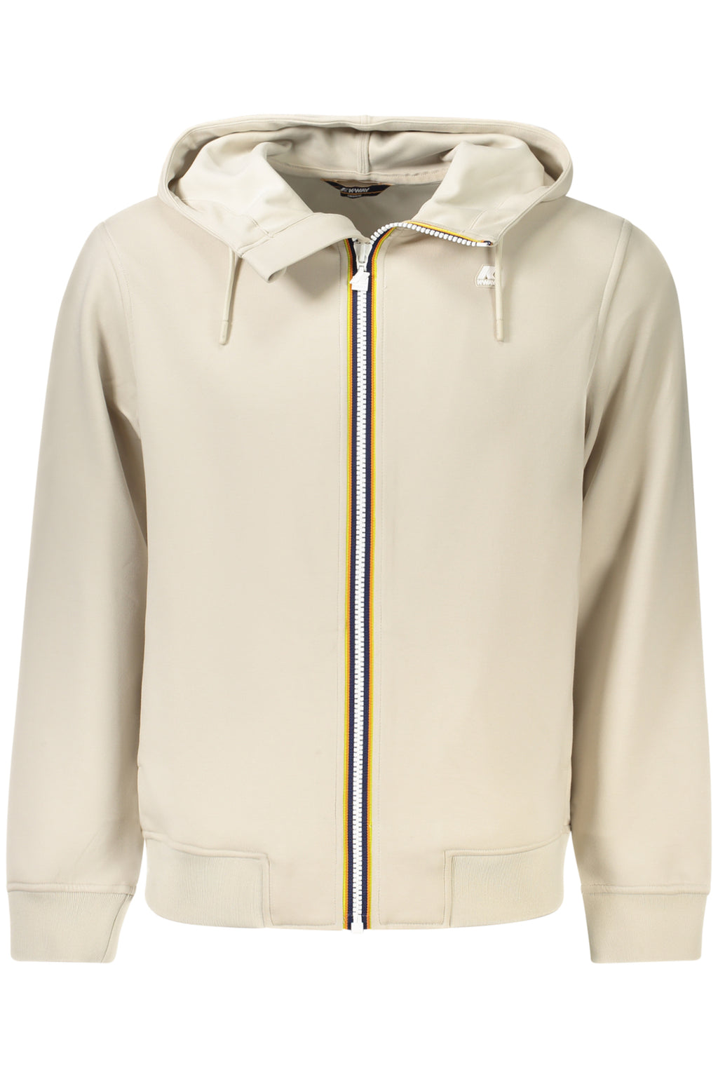 K-WAY MEN'S ZIP-UP SWEATSHIRT BEIGE