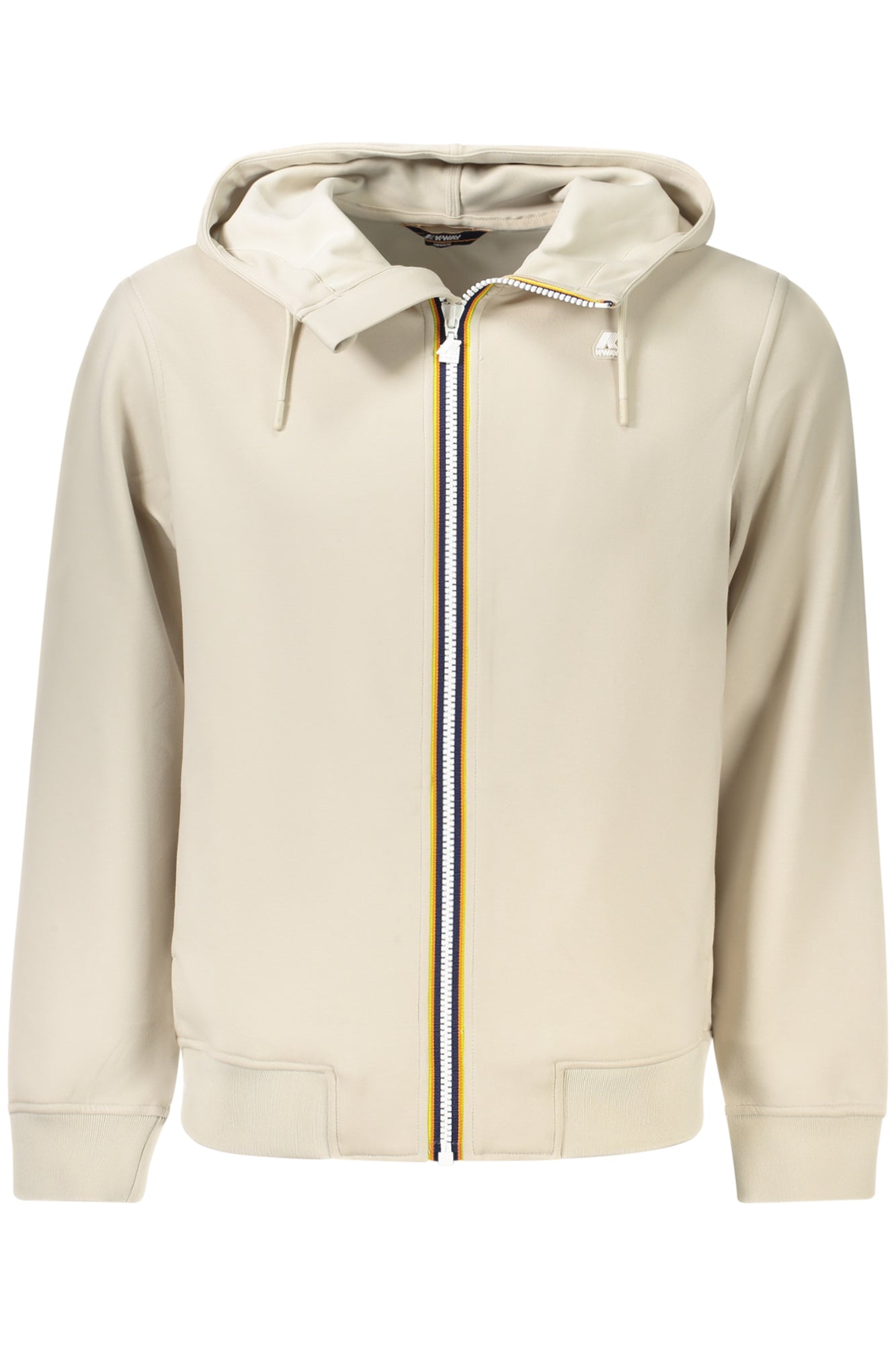 K-WAY MEN'S ZIP-UP SWEATSHIRT BEIGE