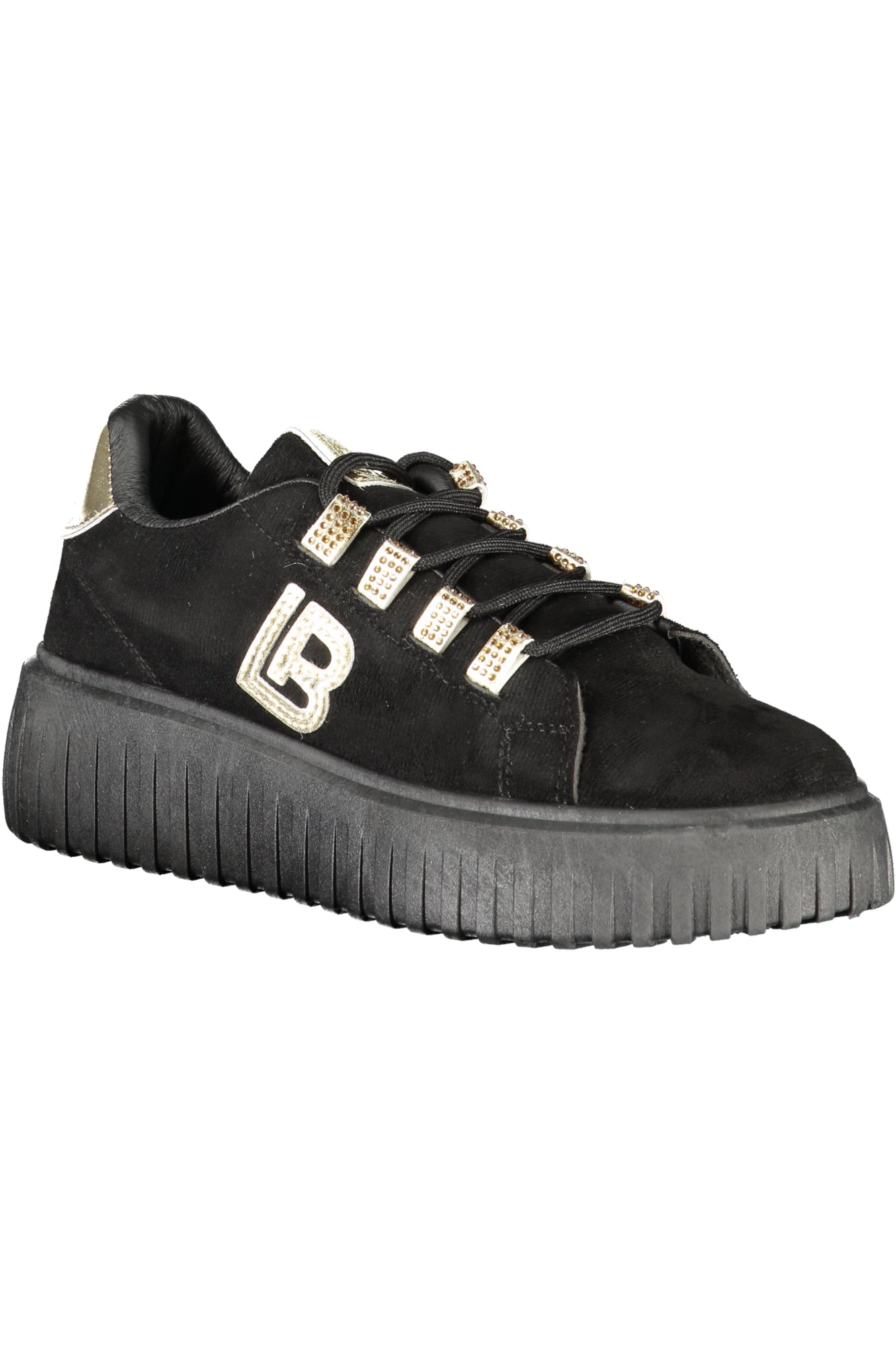 LAURA BIAGIOTTI WOMEN'S BLACK SPORTS SHOES