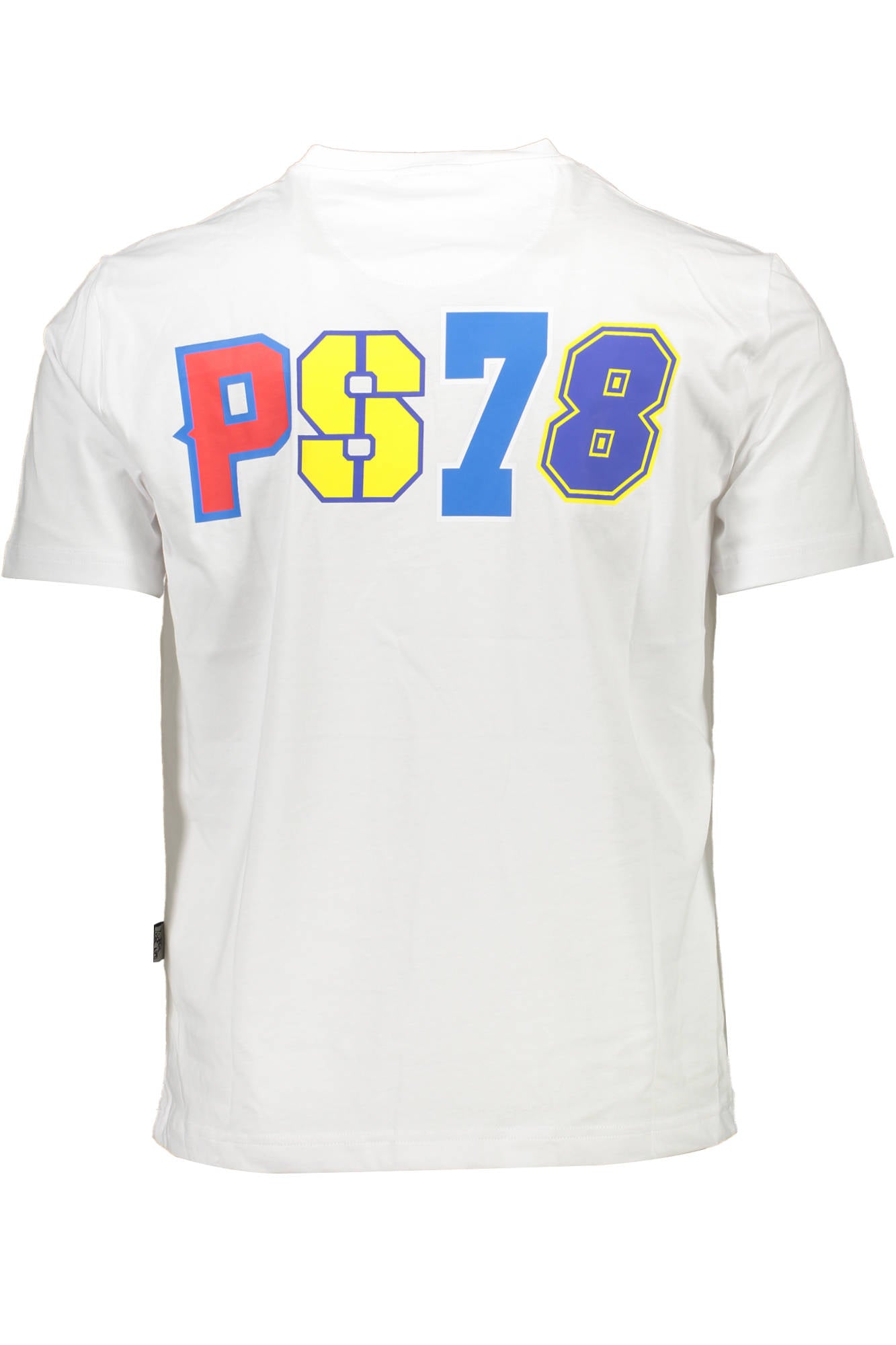 PLEIN SPORT WHITE MEN'S SHORT SLEEVE T-SHIRT