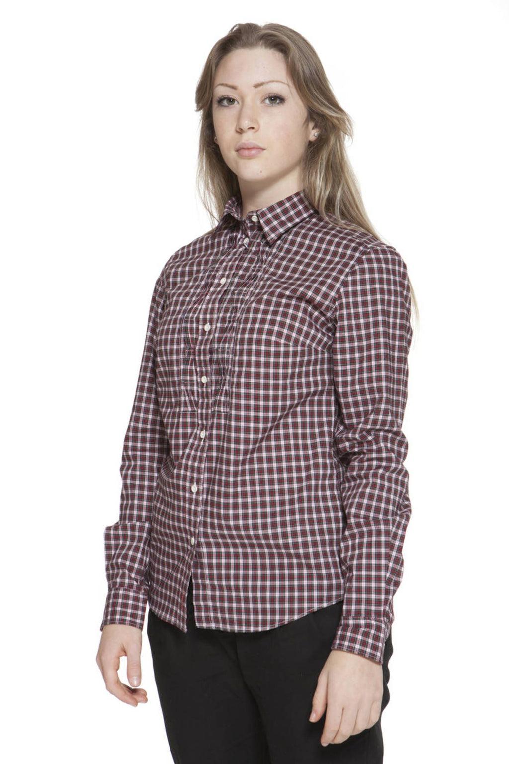 GANT WOMEN'S LONG SLEEVE SHIRT RED