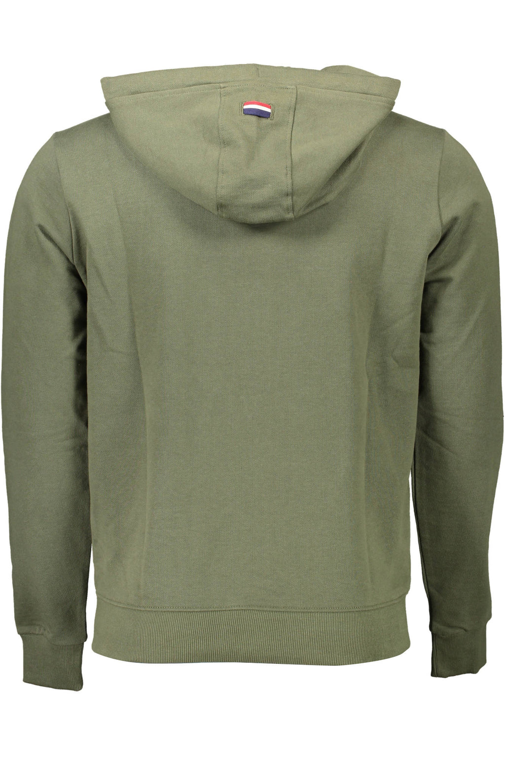 US POLO GREEN MEN'S SWEATSHIRT WITH ZIP