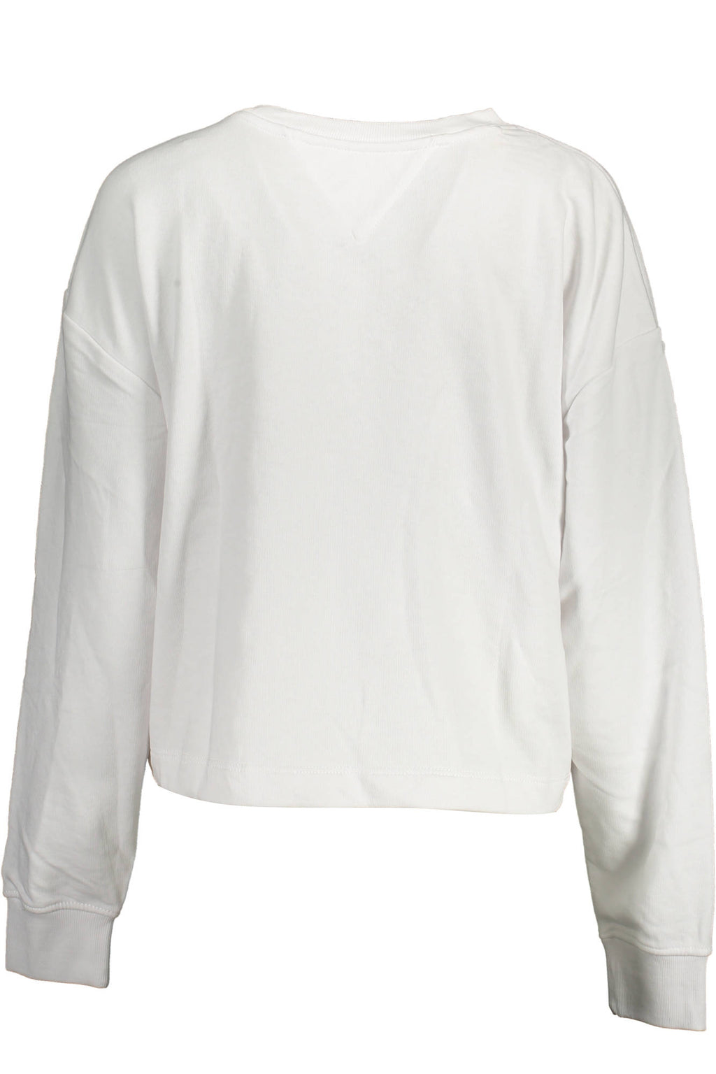 TOMMY HILFIGER WOMEN'S WHITE SWEATSHIRT WITHOUT ZIP