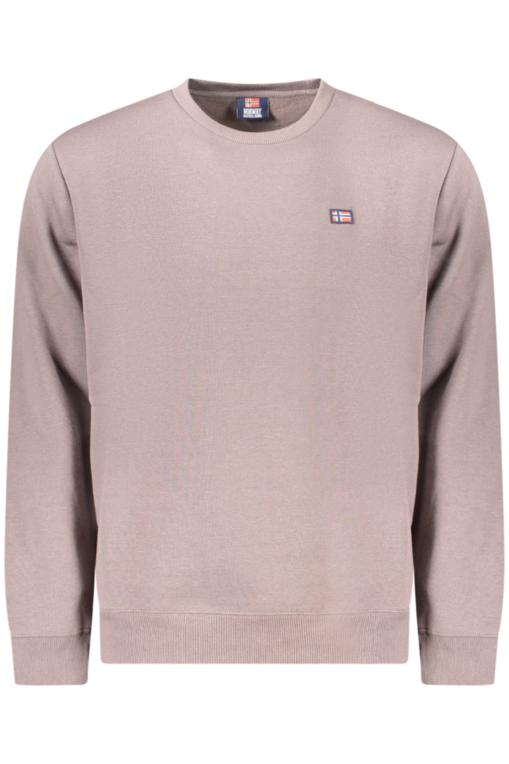 NORWAY 1963 MEN'S BROWN ZIP-UP SWEATSHIRT