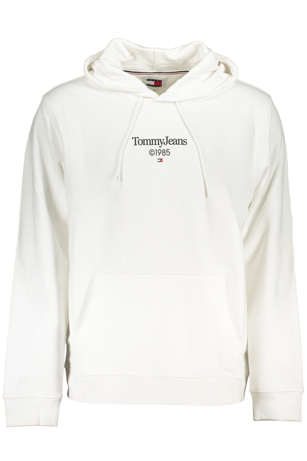 TOMMY HILFIGER MEN'S WHITE ZIPLESS SWEATSHIRT