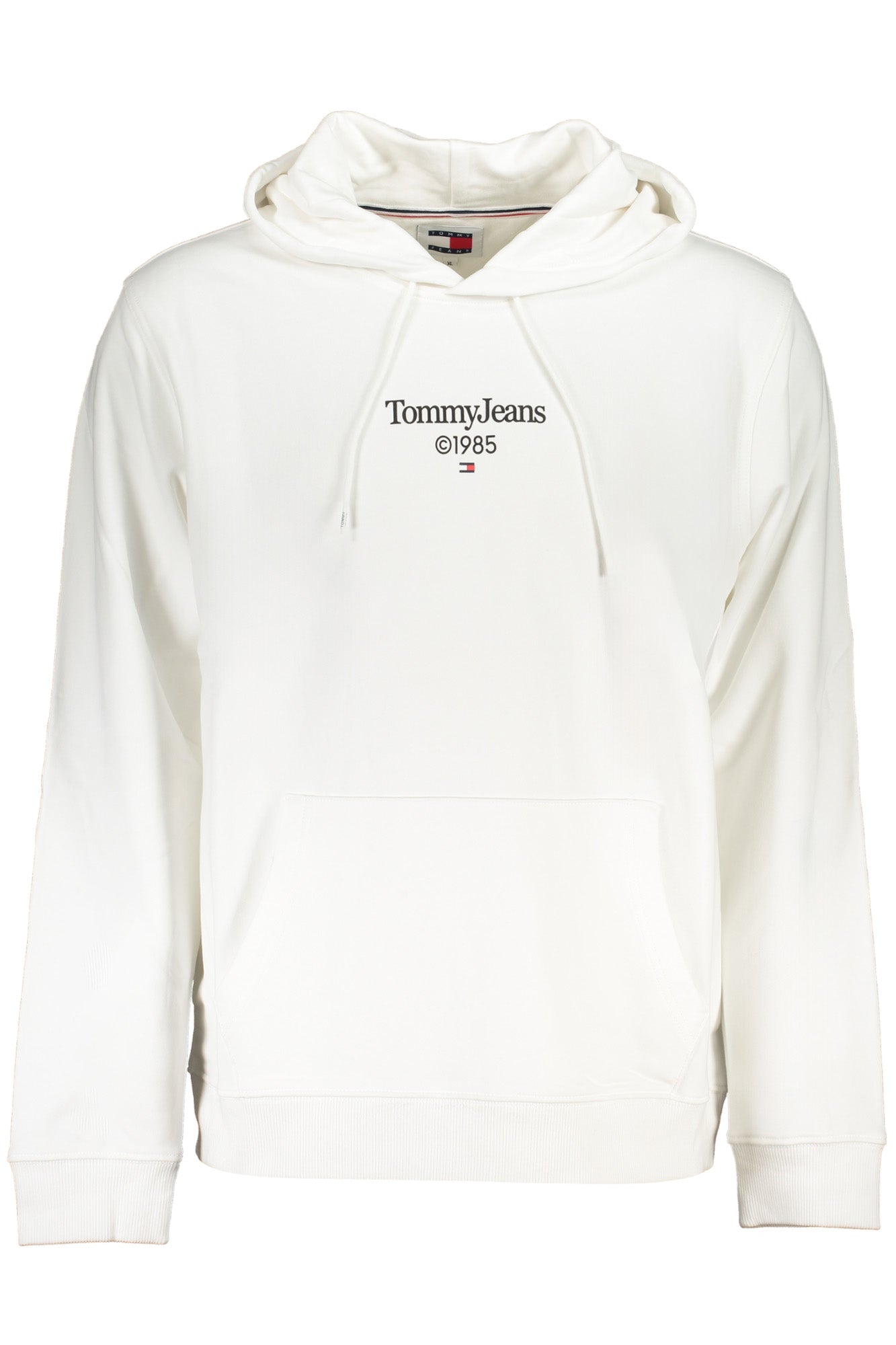 TOMMY HILFIGER MEN'S WHITE ZIPLESS SWEATSHIRT