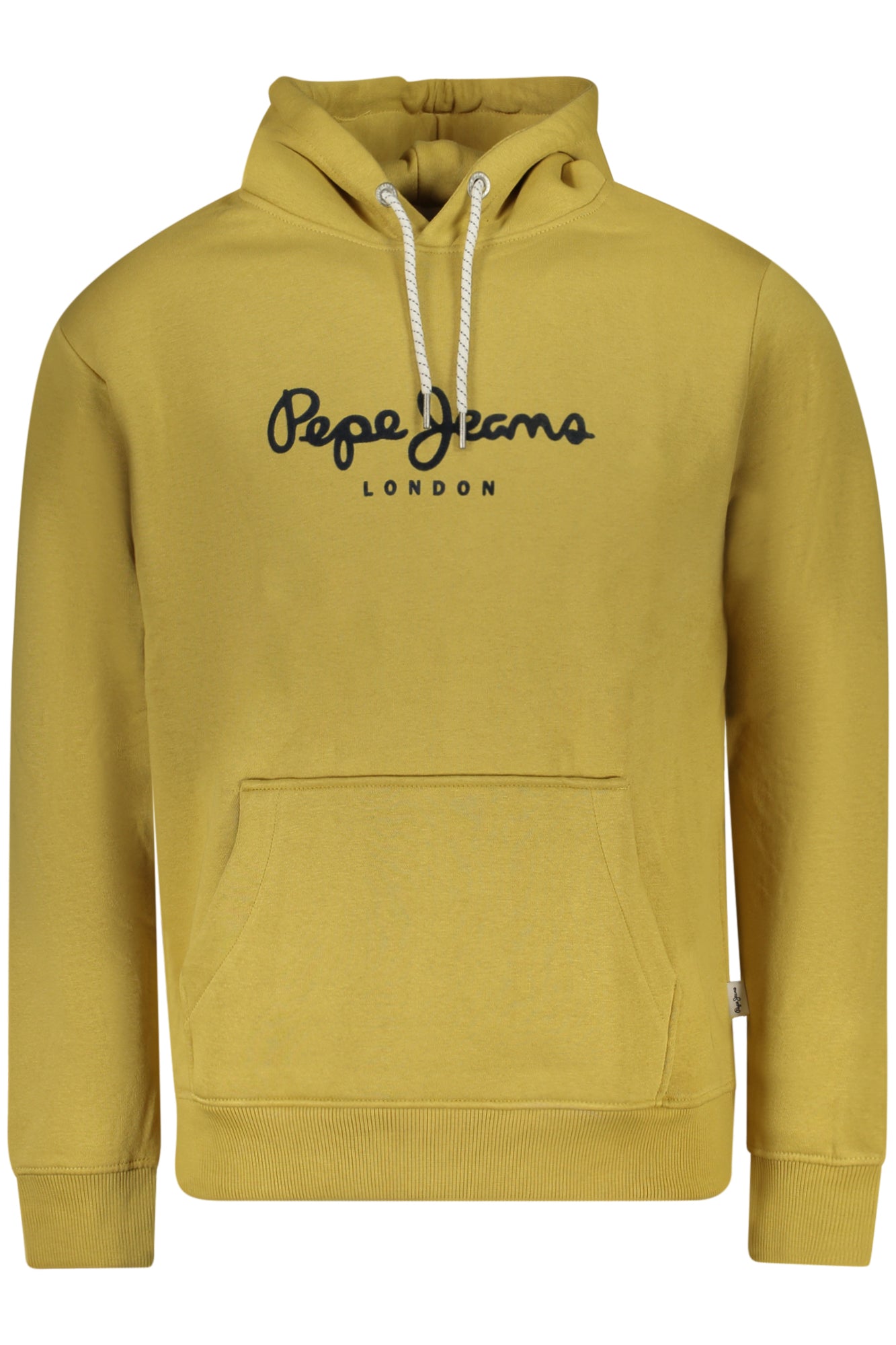 PEPE JEANS MEN'S YELLOW ZIP-UP SWEATSHIRT