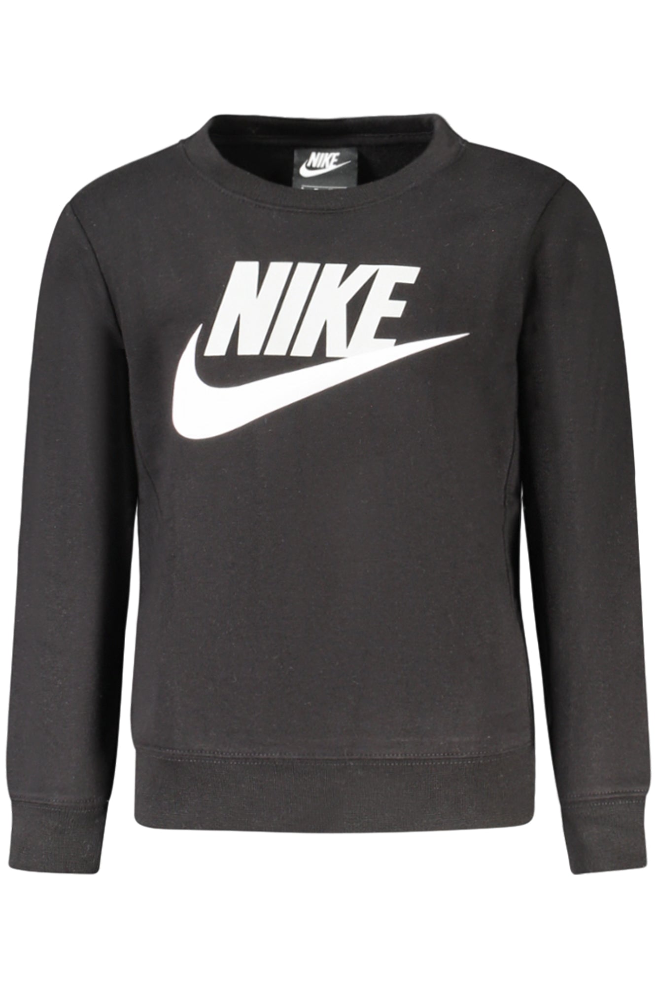 NIKE KIDS' BLACK ZIP-UP SWEATSHIRT