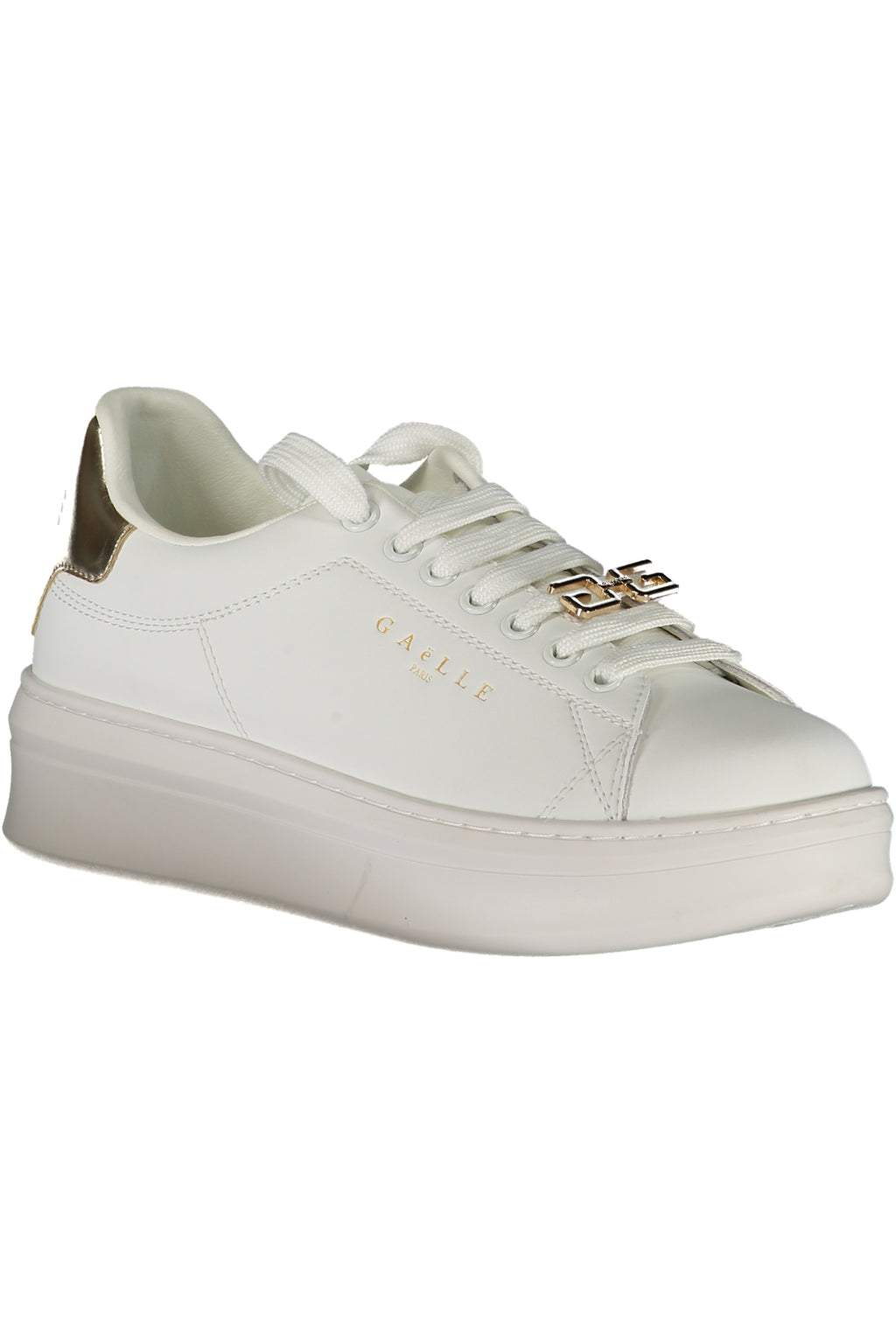 GAELLE PARIS WHITE WOMEN'S SPORTS SHOES