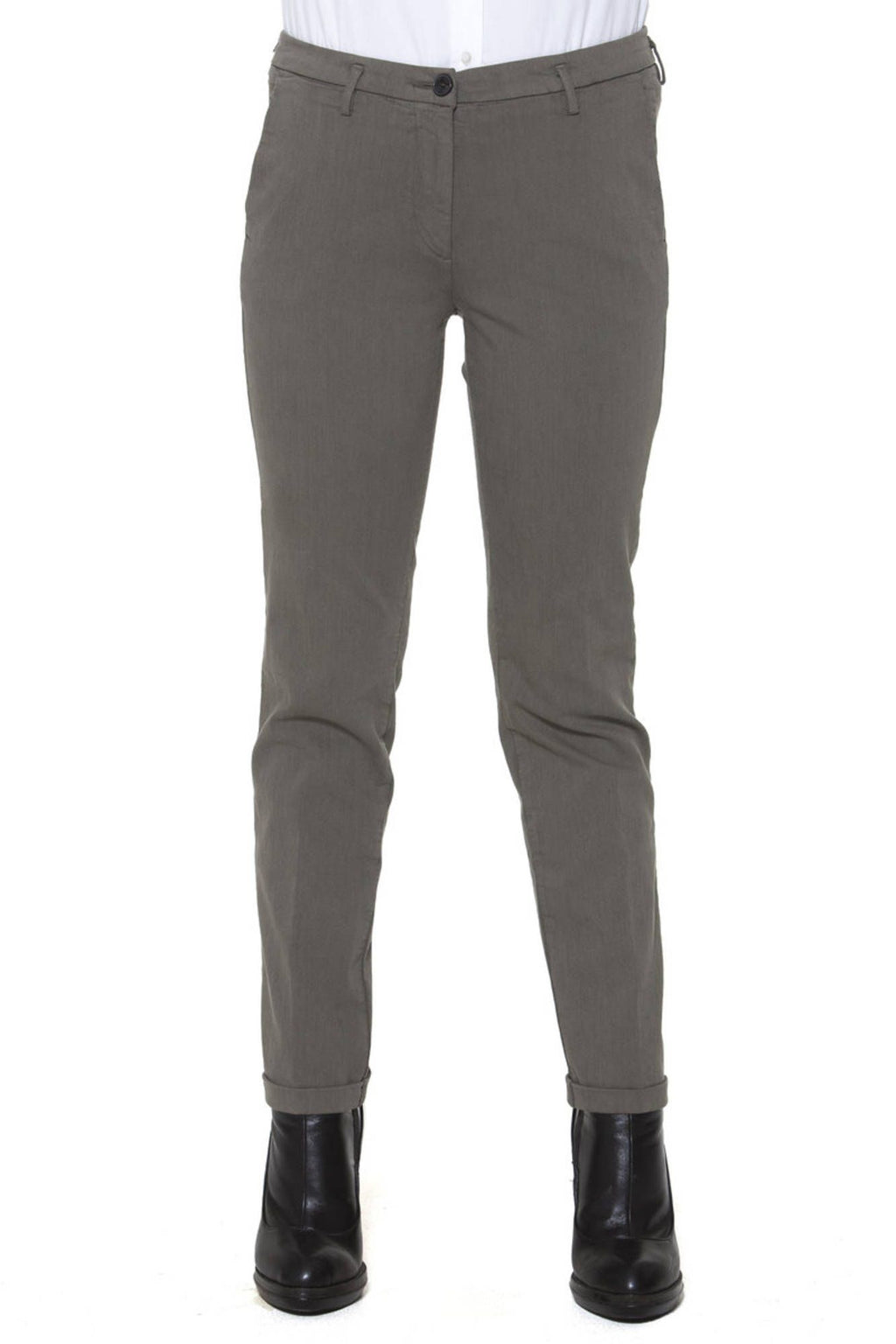 FRED PERRY WOMEN'S GREEN TROUSERS