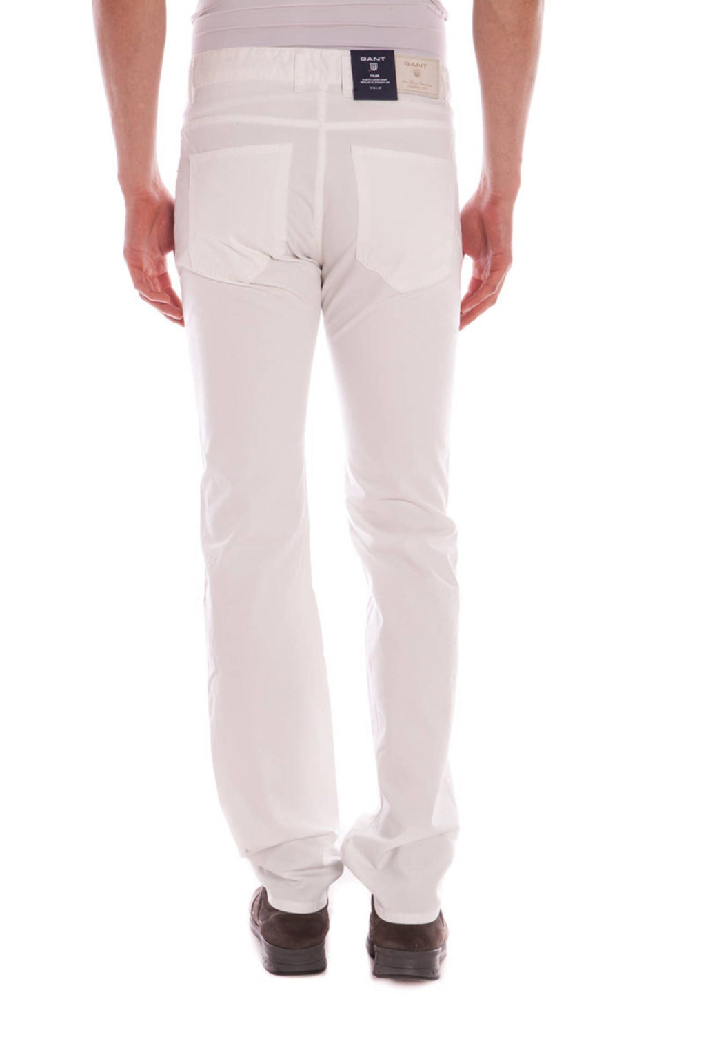 GANT MEN'S WHITE TROUSERS
