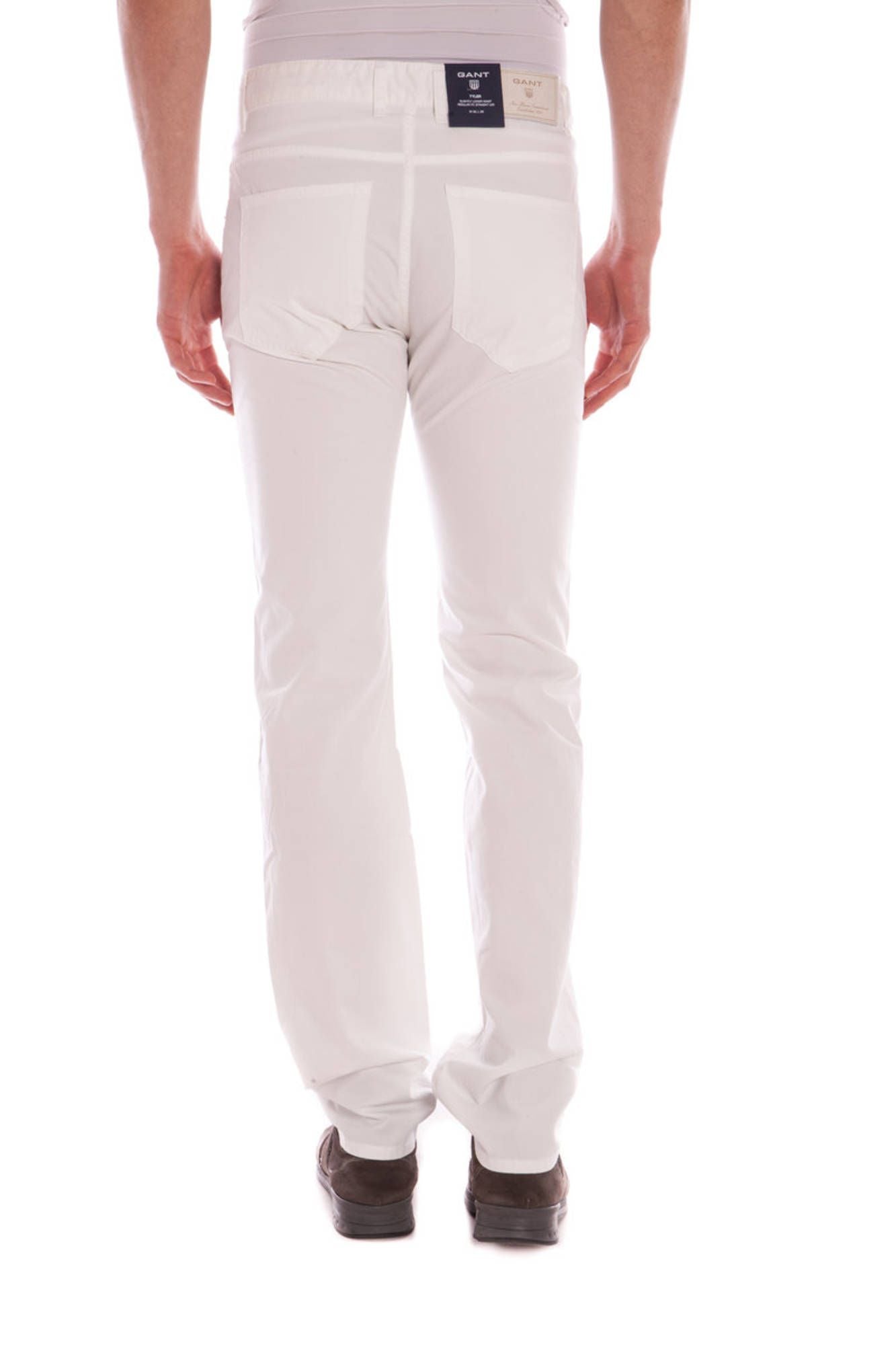 GANT MEN'S WHITE TROUSERS