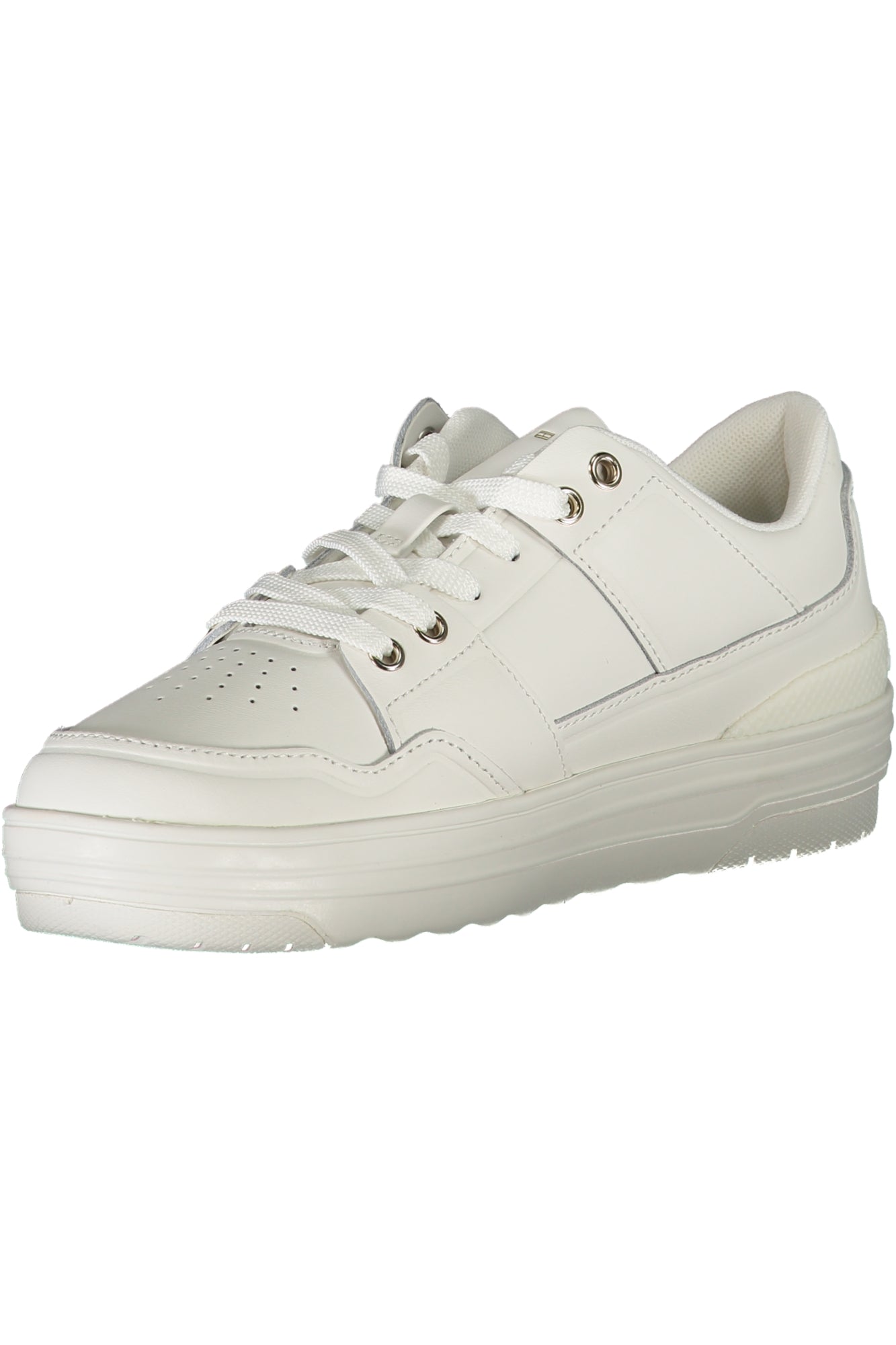TOMMY HILFIGER WHITE WOMEN'S SPORTS SHOES