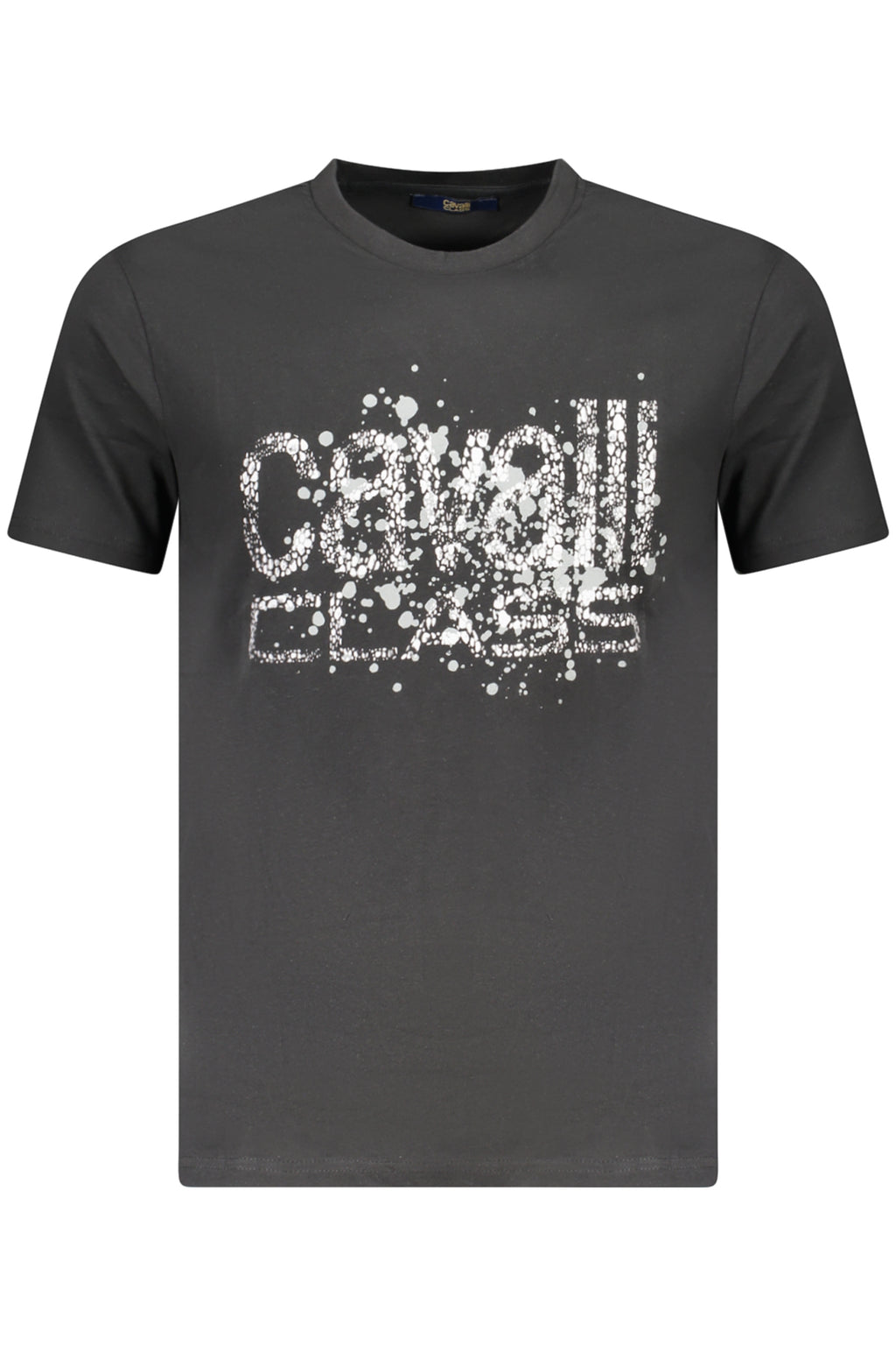 CAVALLI CLASS SHORT SLEEVE T-SHIRT MEN BLACK