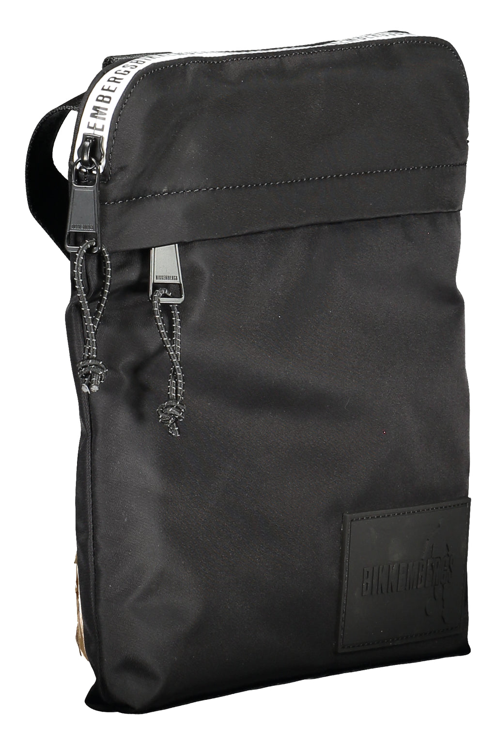 BIKKEMBERGS MEN'S BLACK SHOULDER BAG