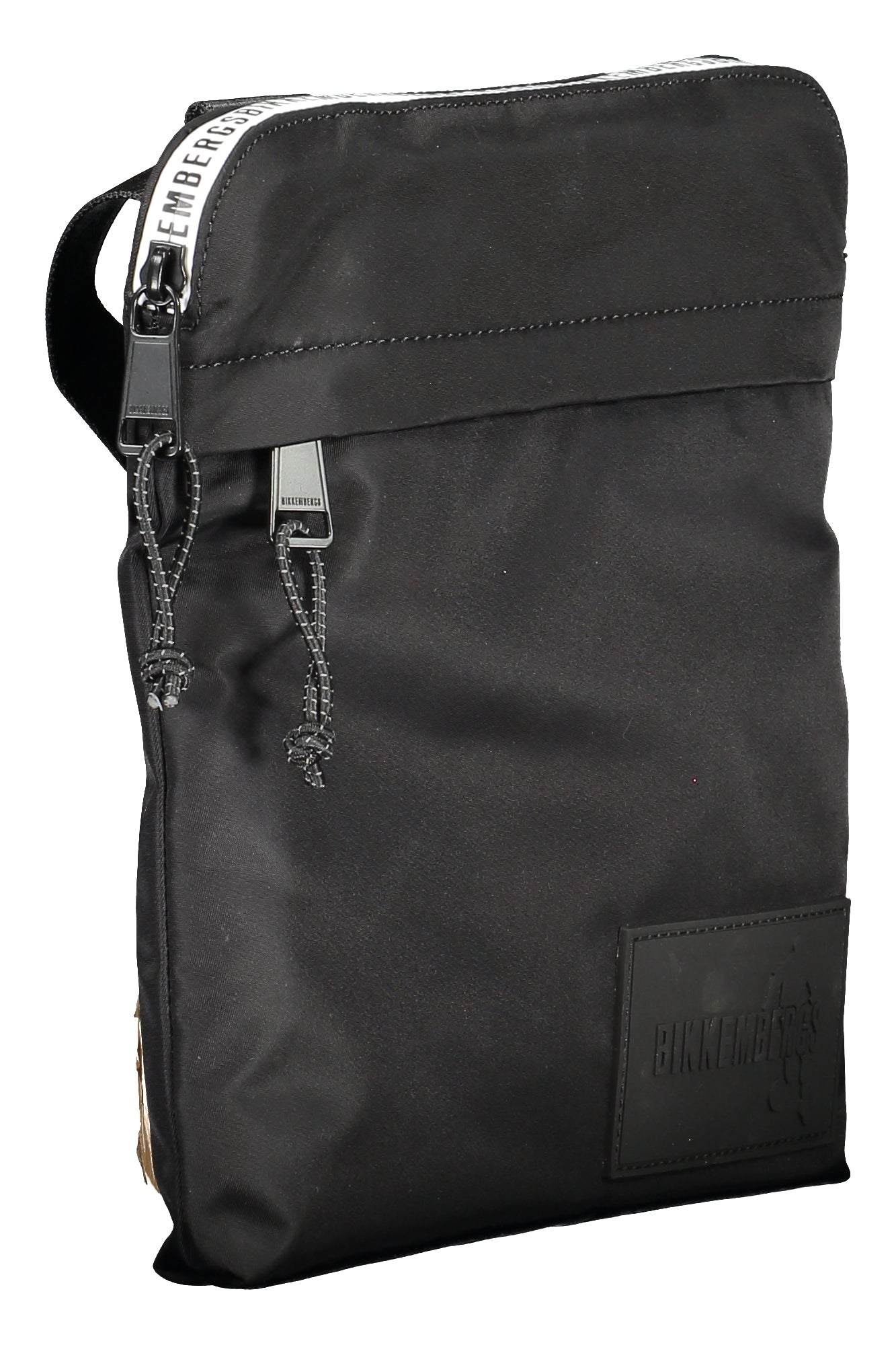 BIKKEMBERGS MEN'S BLACK SHOULDER BAG